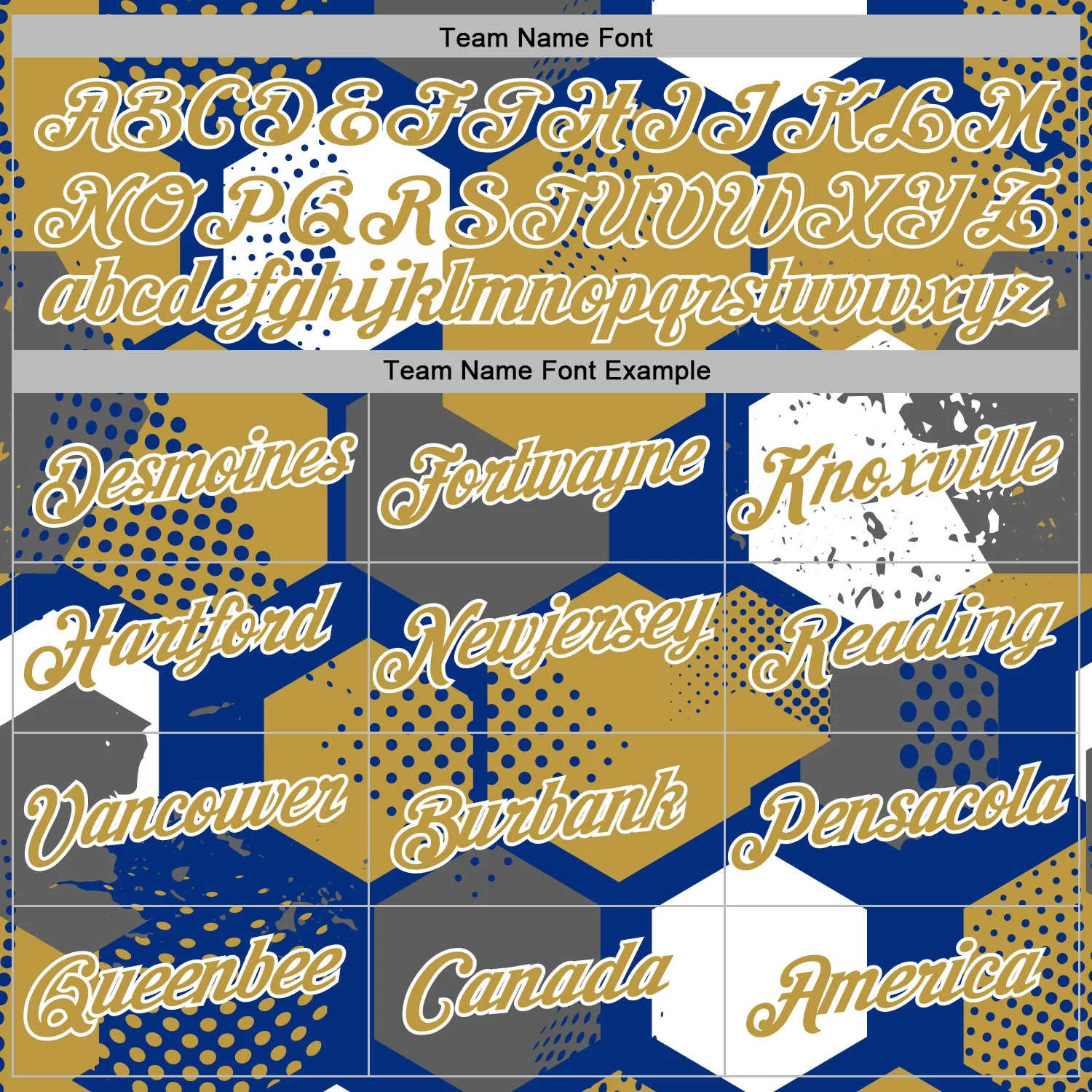 Custom Stitched Royal Old Gold-White Geometric Shape Pattern Sports Pullover Sweatshirt Hoodie - Image 5