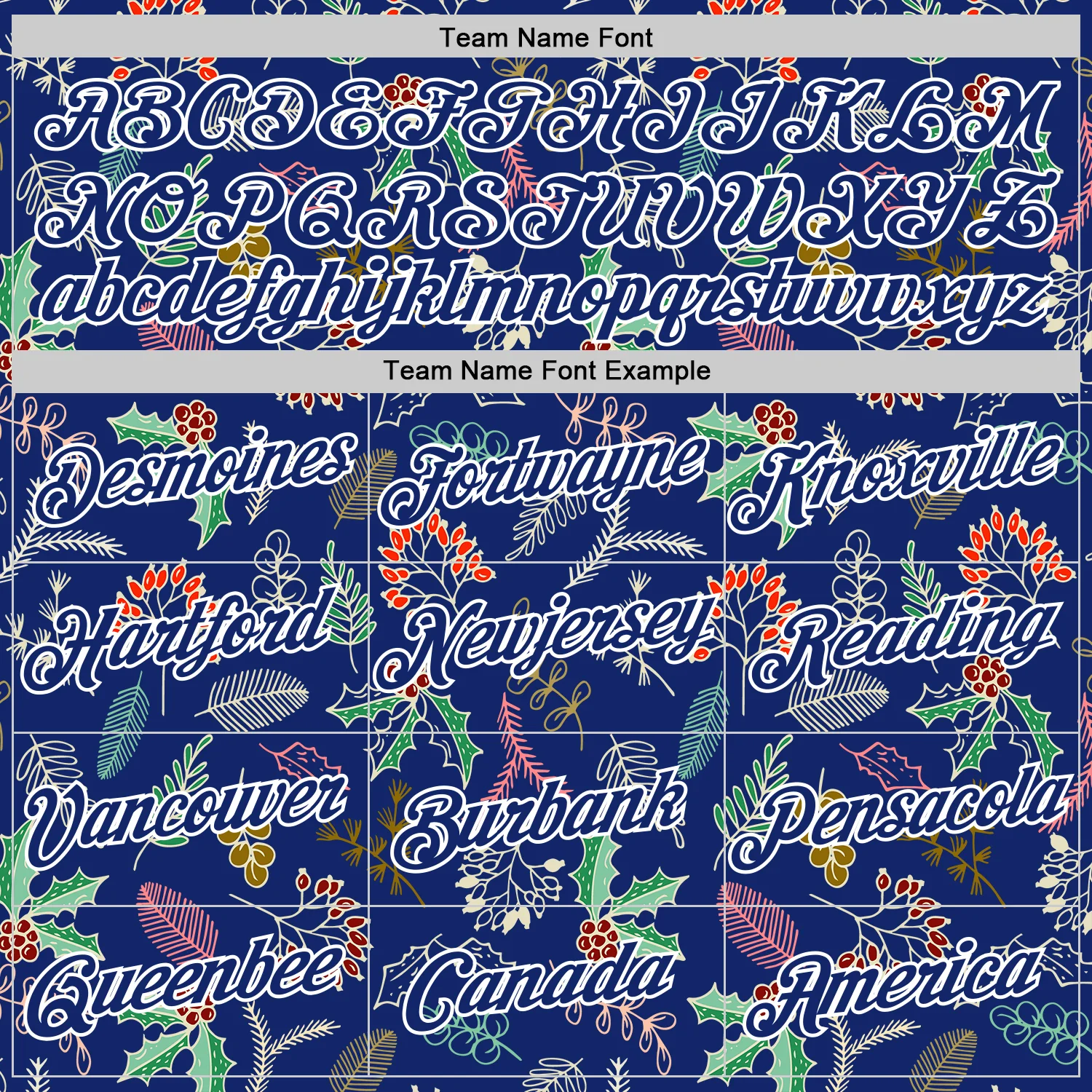 Custom Stitched Royal Royal-White 3D Christmas Sports Pullover Sweatshirt Hoodie - Image 3