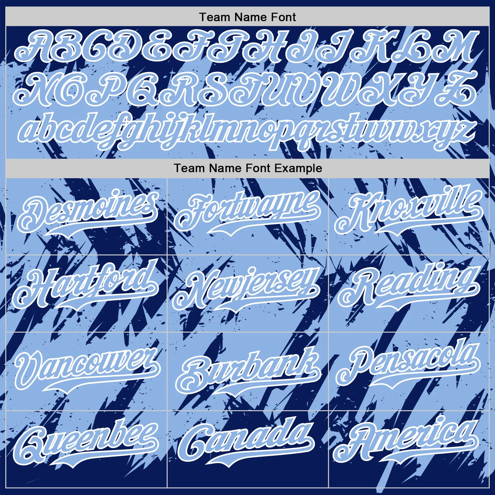 Custom Royal Light Blue-White Abstract Sharp Shape Fragment Pattern Bomber Full-Snap Varsity Letterman Hoodie Jacket - Image 5