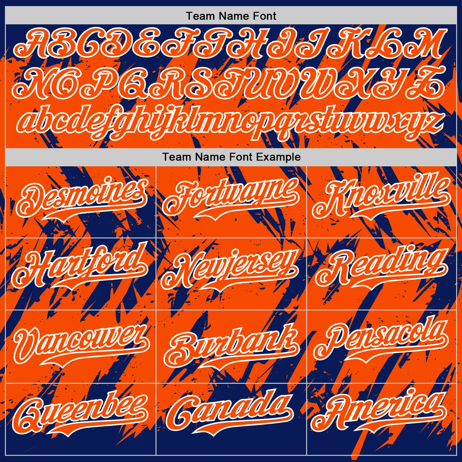 Custom Royal Orange-White Abstract Sharp Shape Fragment Pattern Bomber Full-Snap Varsity Letterman Hoodie Jacket - Image 5
