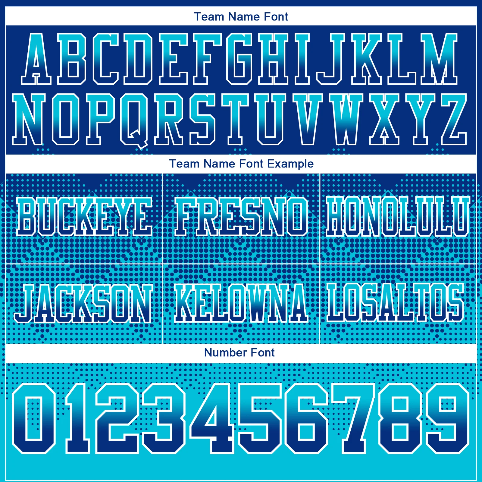 Custom Royal Lakes Blue-White Authentic Gradient Square Shape Flag Football Jersey - Image 3