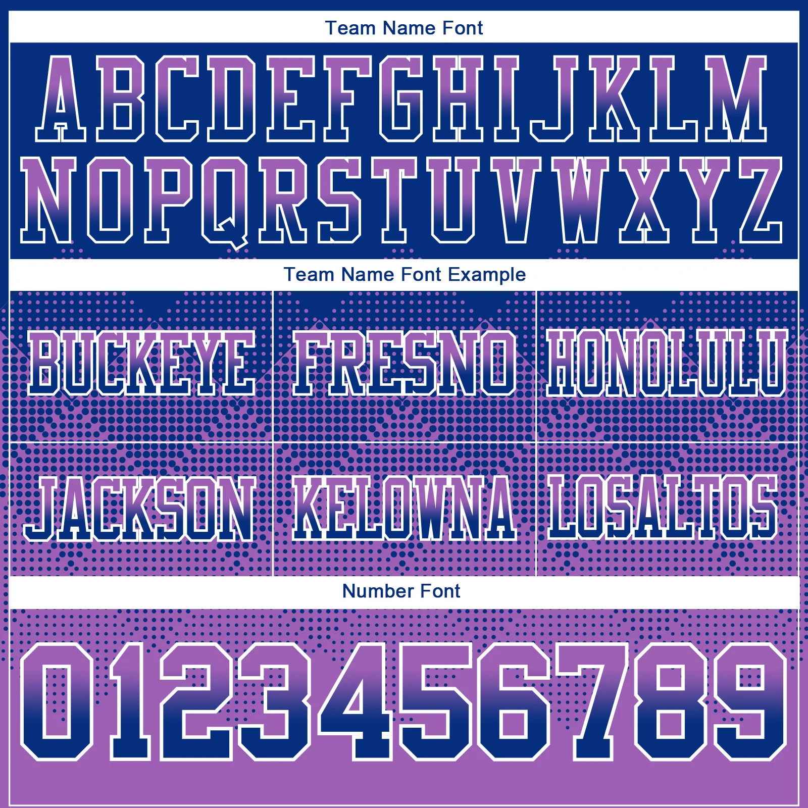 Custom Royal Medium Purple-White Authentic Gradient Square Shape Flag Football Jersey - Image 3