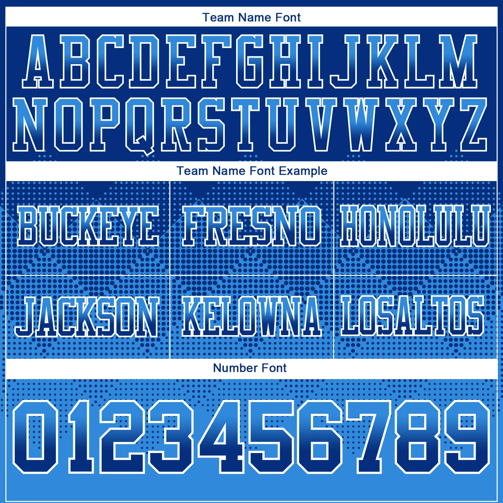Custom Royal Powder Blue-White Authentic Gradient Square Shape Flag Football Jersey - Image 3