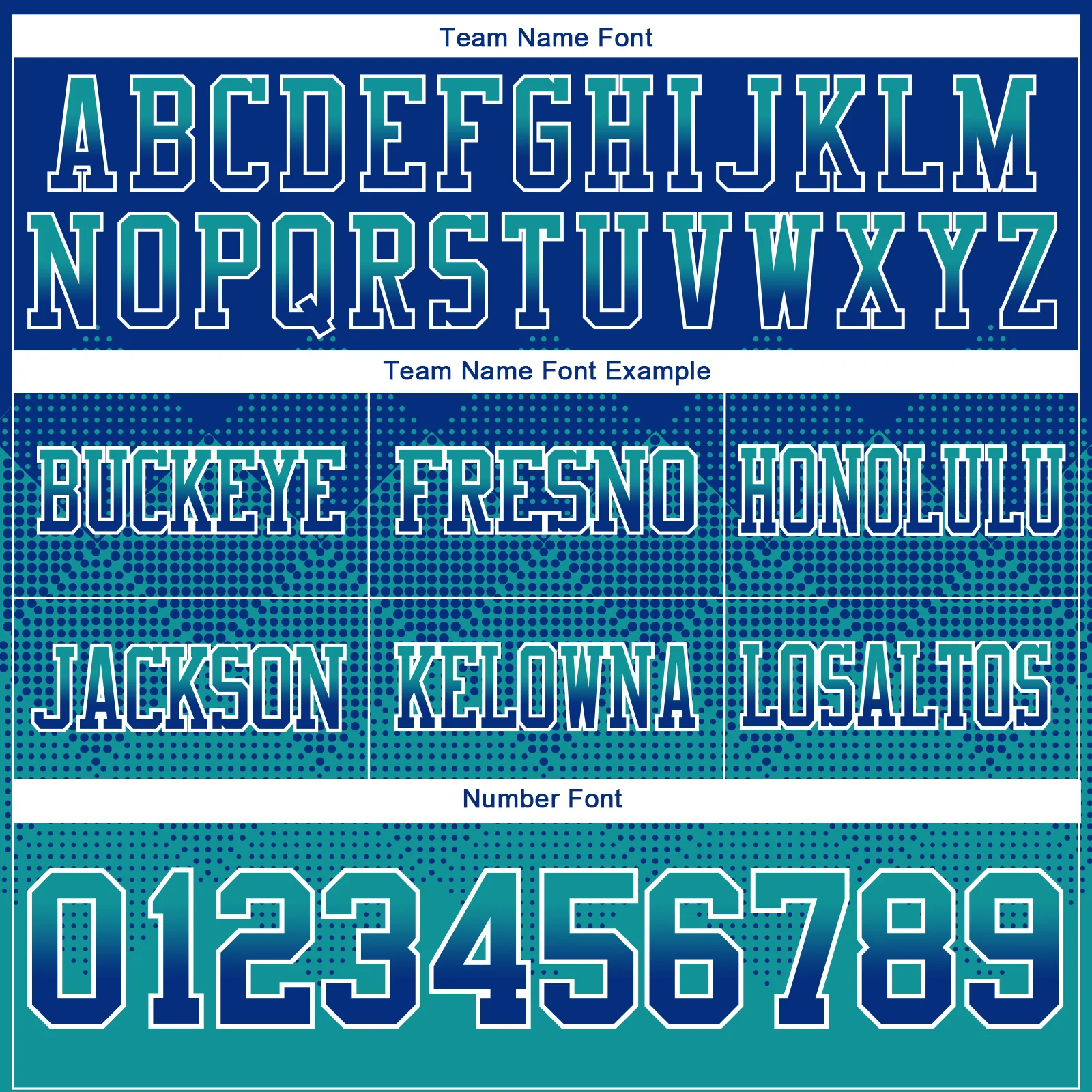 Custom Royal Teal-White Authentic Gradient Square Shape Flag Football Jersey - Image 3