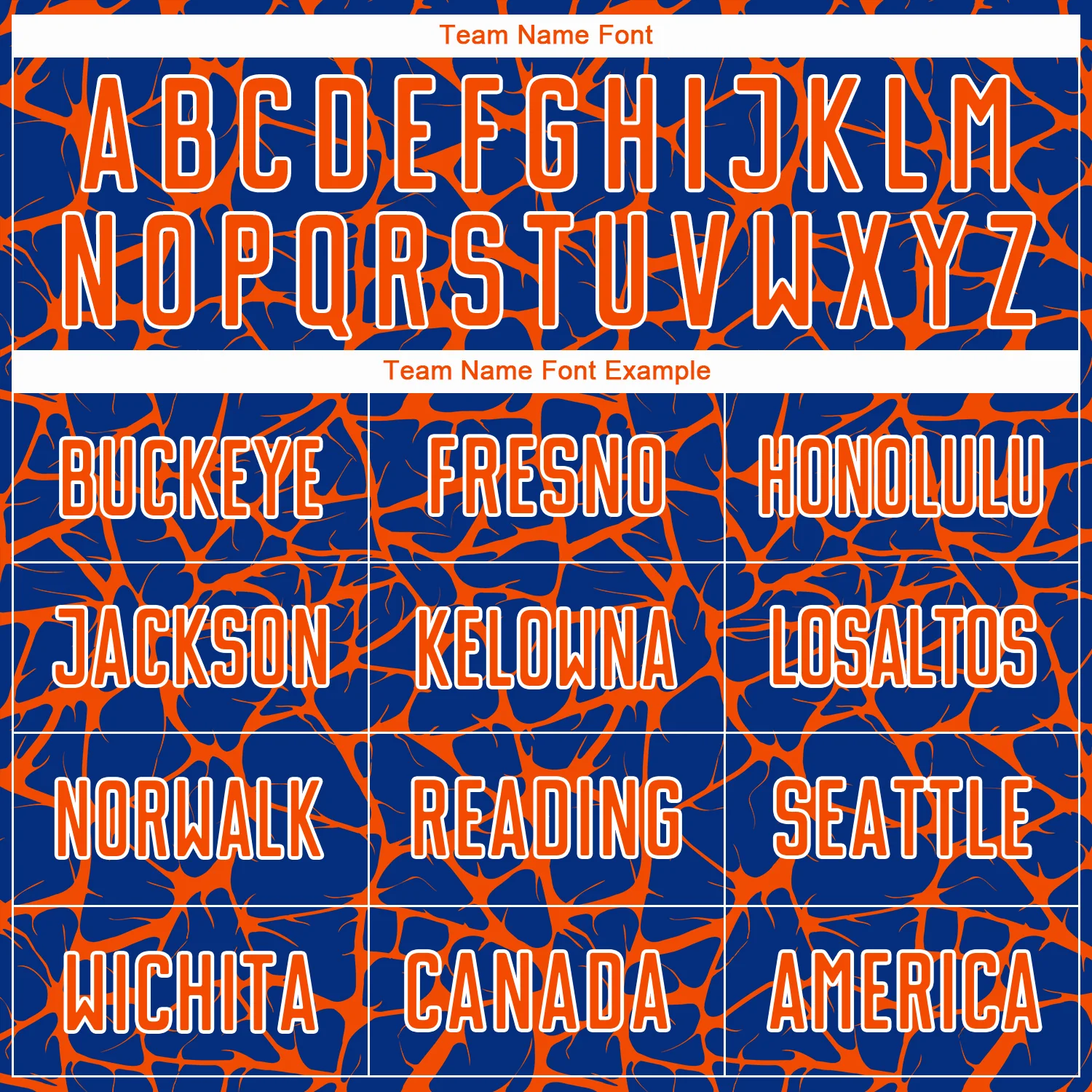 Custom Royal Orange-White Abstract Network Splash Sublimation Soccer Uniform Jersey - Image 5