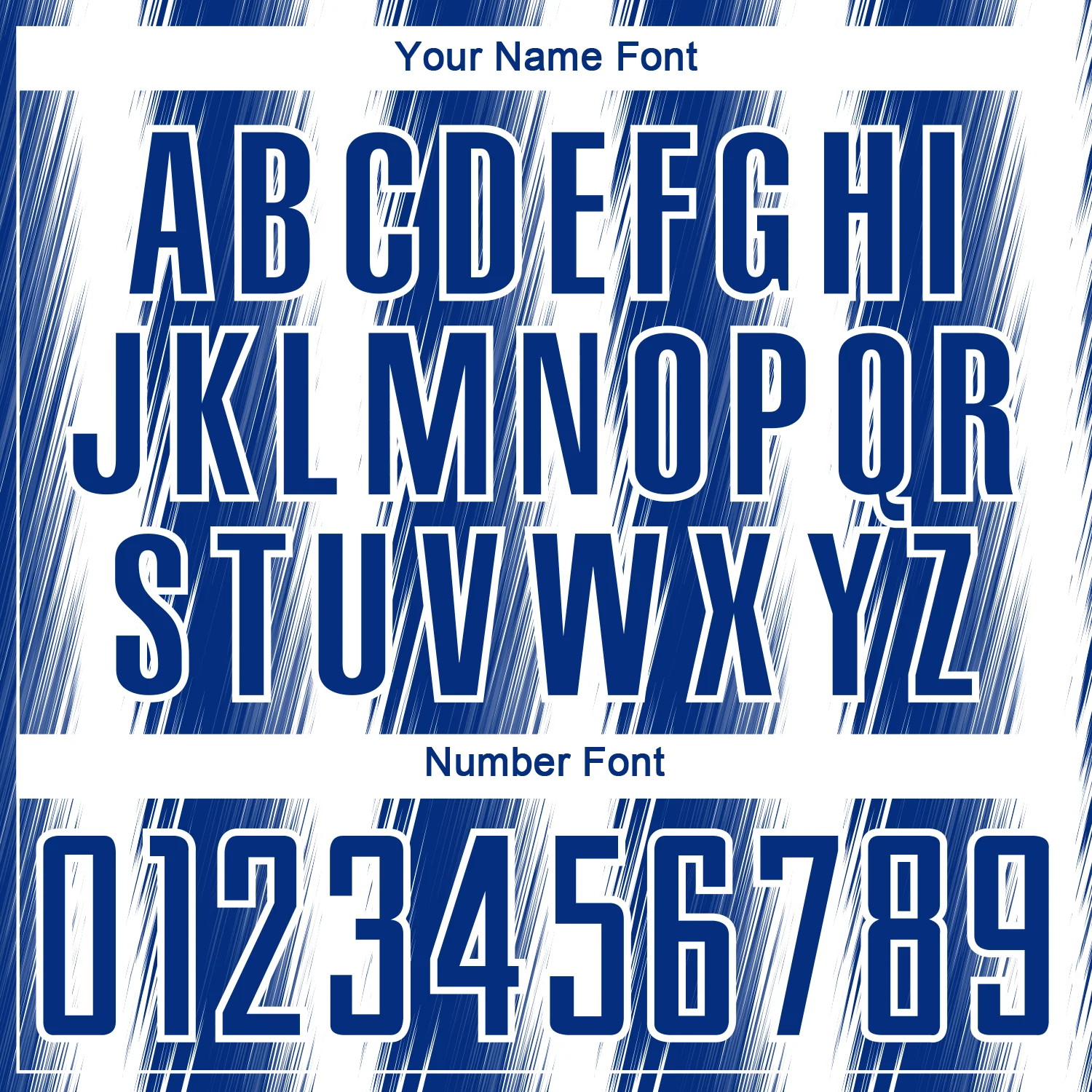 Custom Royal White Vertical Brush Stroke Stripes Sublimation Soccer Uniform Jersey - Image 6