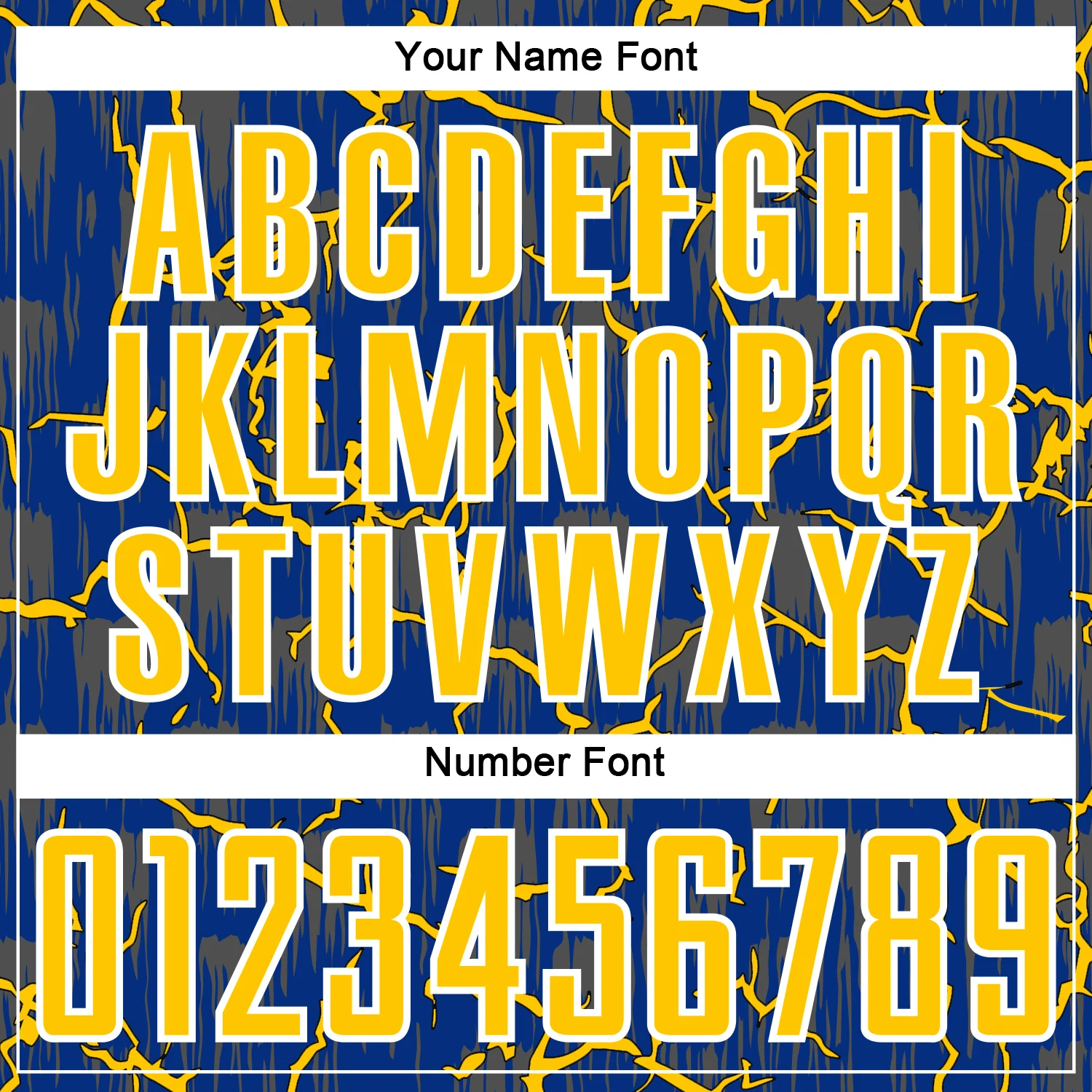 Custom Royal Yellow-White Lightning Sublimation Soccer Uniform Jersey - Image 6