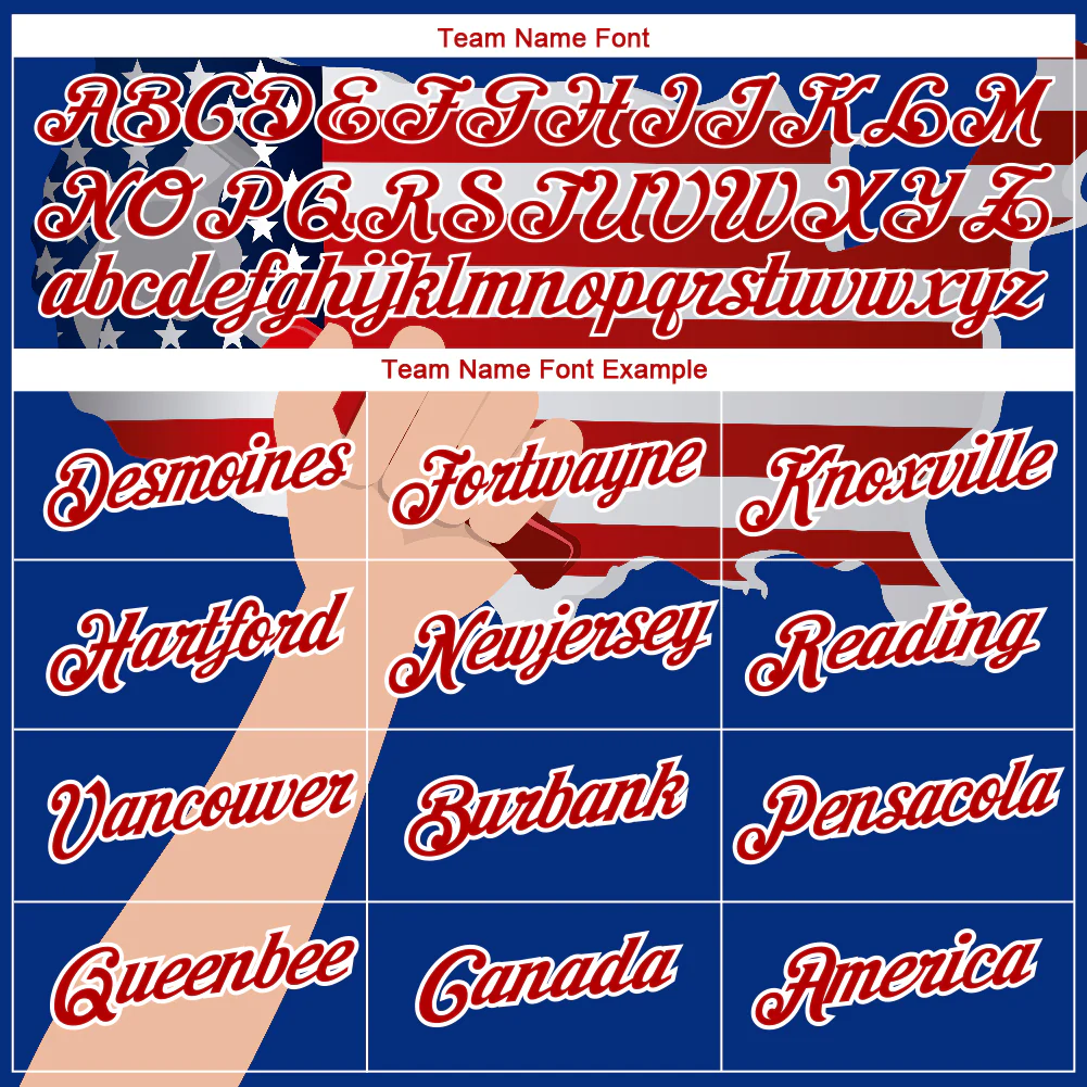 Custom Royal Red-White 3D Pattern Design American Flag Tool Hammer Labor Day Performance T-Shirt - Image 3
