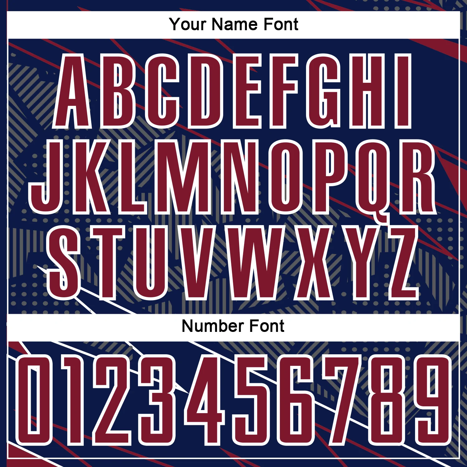 Custom Navy Crimson-White Lines Sports Sublimation Soccer Uniform Jersey - Image 6