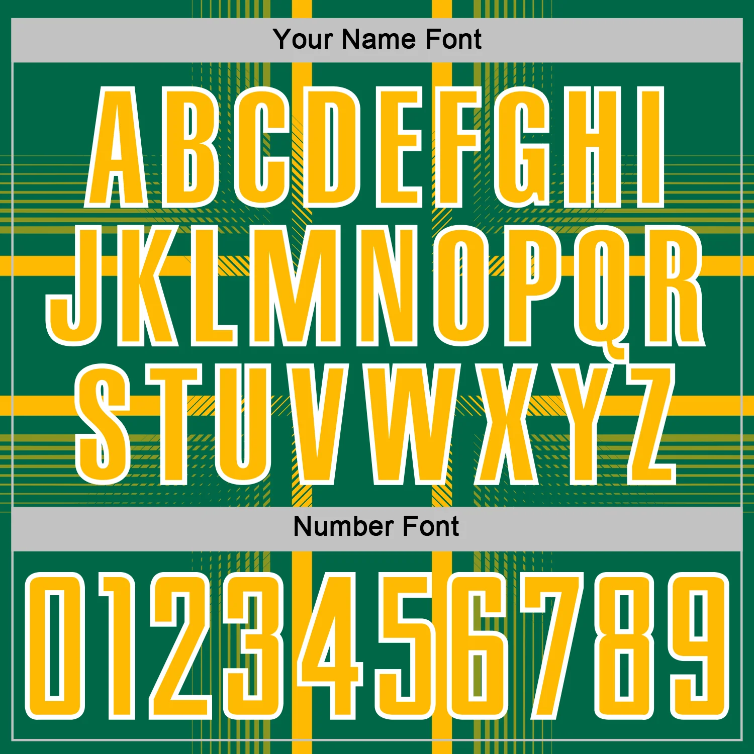 Custom Kelly Green Gold-White Lines Sublimation Soccer Uniform Jersey - Image 6