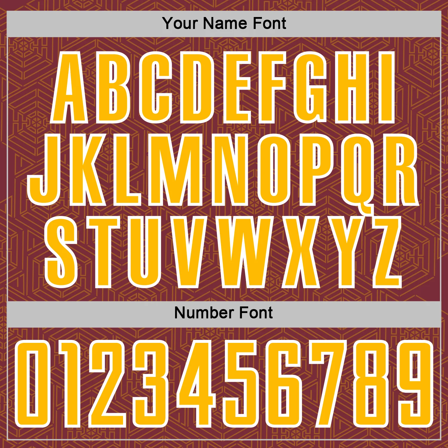 Custom Burgundy Gold-White Geometric Shape Sports Sublimation Soccer Uniform Jersey - Image 6