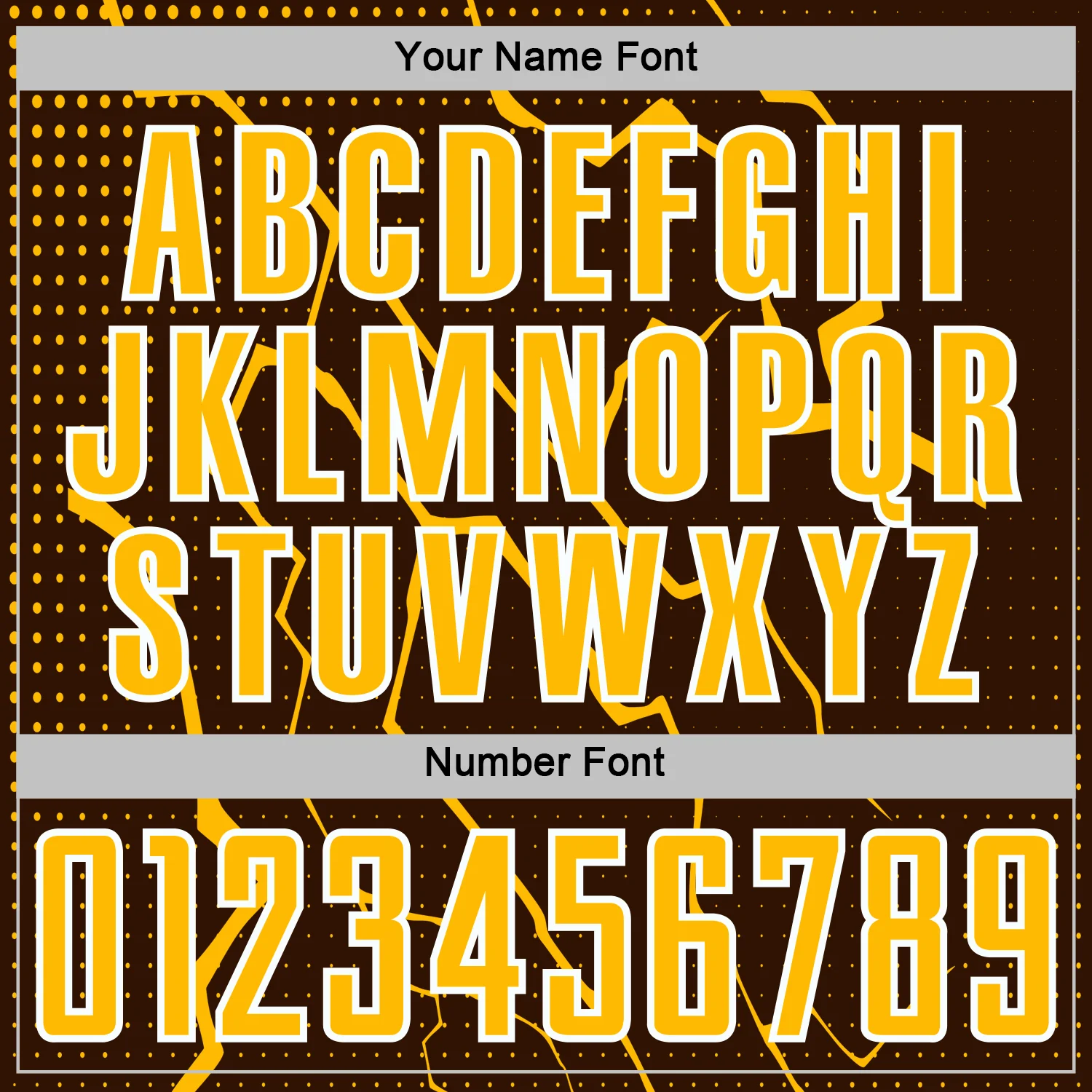 Custom Brown Gold-White Lightning Sports Sublimation Soccer Uniform Jersey - Image 6