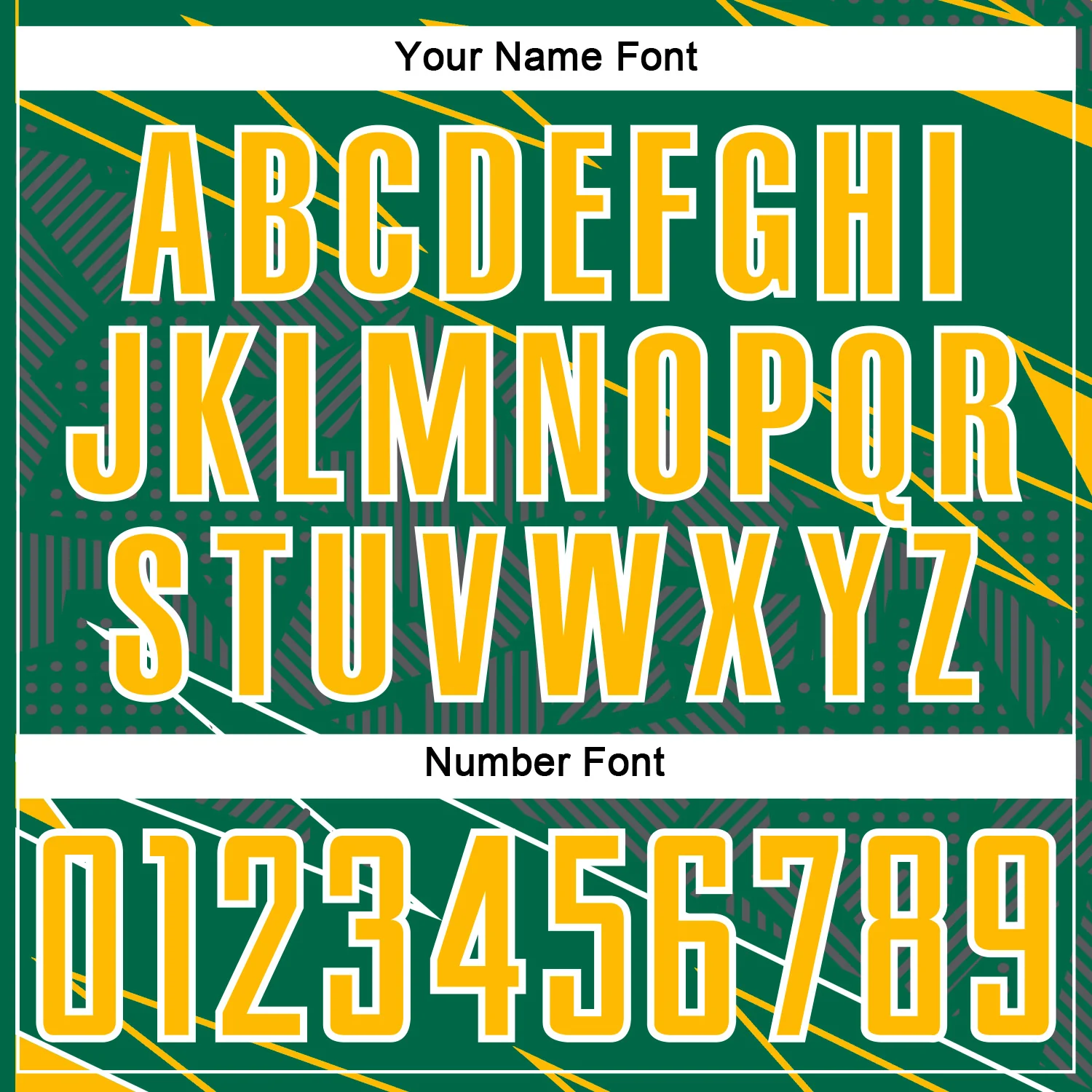 Custom Kelly Green Gold-White Lines Sports Sublimation Soccer Uniform Jersey - Image 6