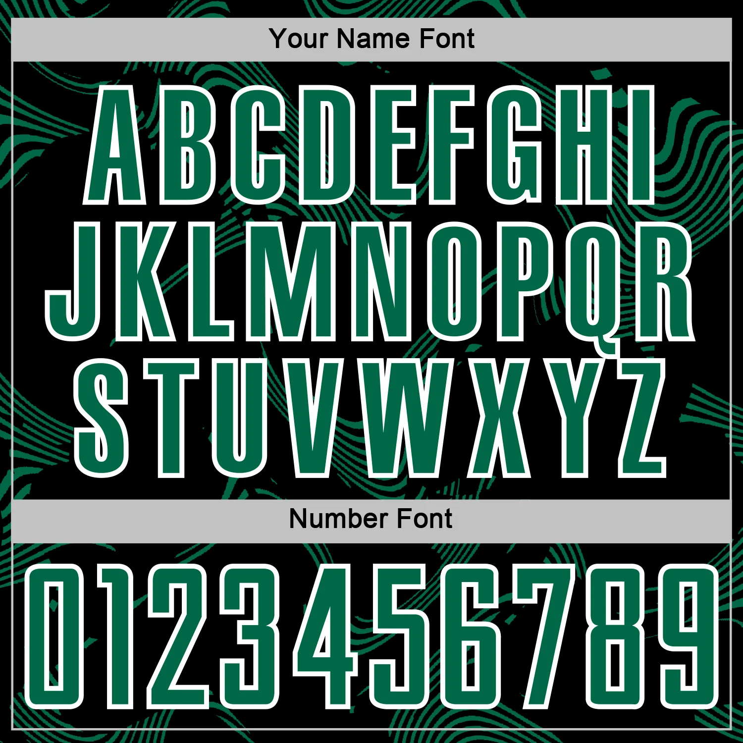 Custom Black Kelly Green-White Curve Lines Sports Sublimation Soccer Uniform Jersey - Image 6