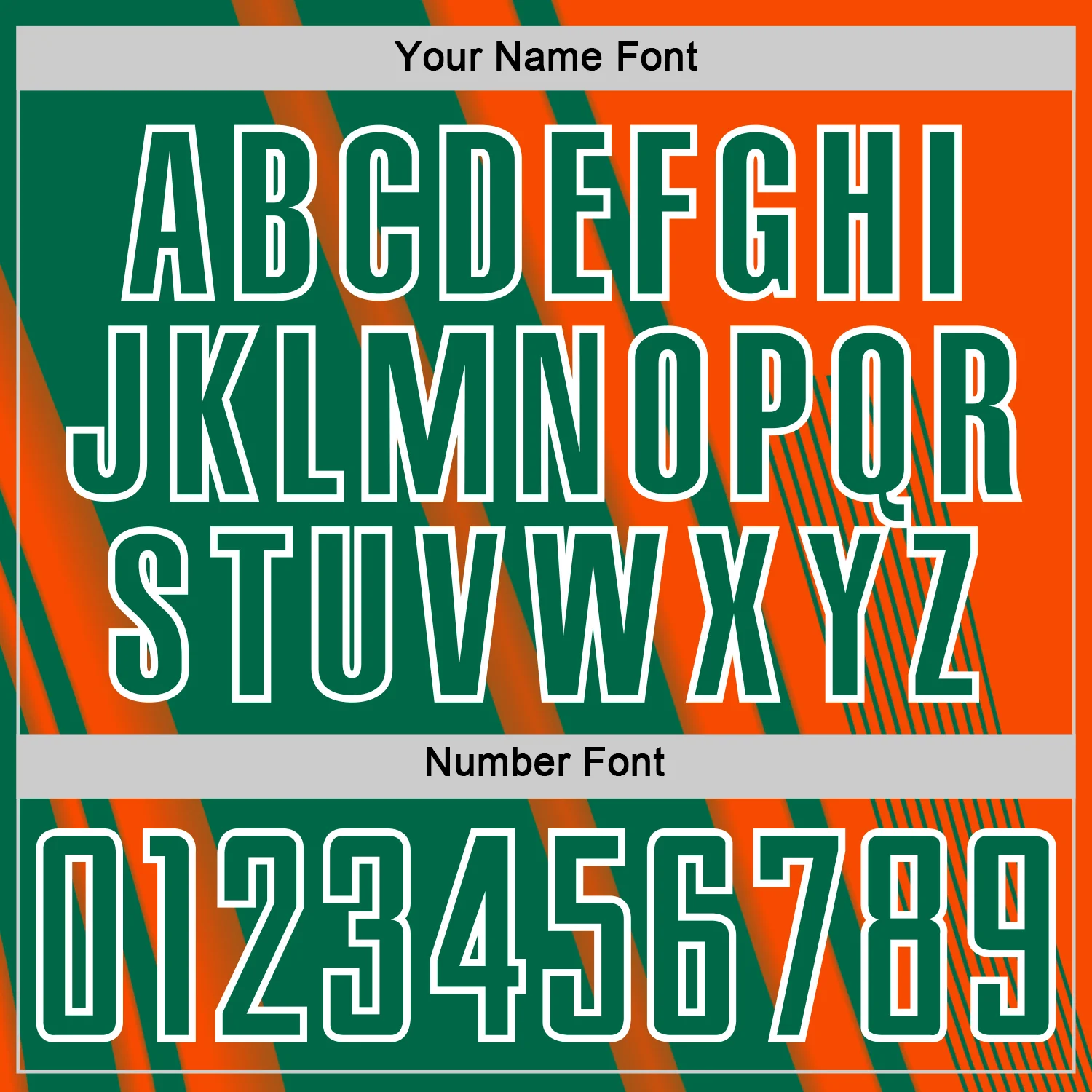 Custom Orange Kelly Green-White Lines Sports Sublimation Soccer Uniform Jersey - Image 6
