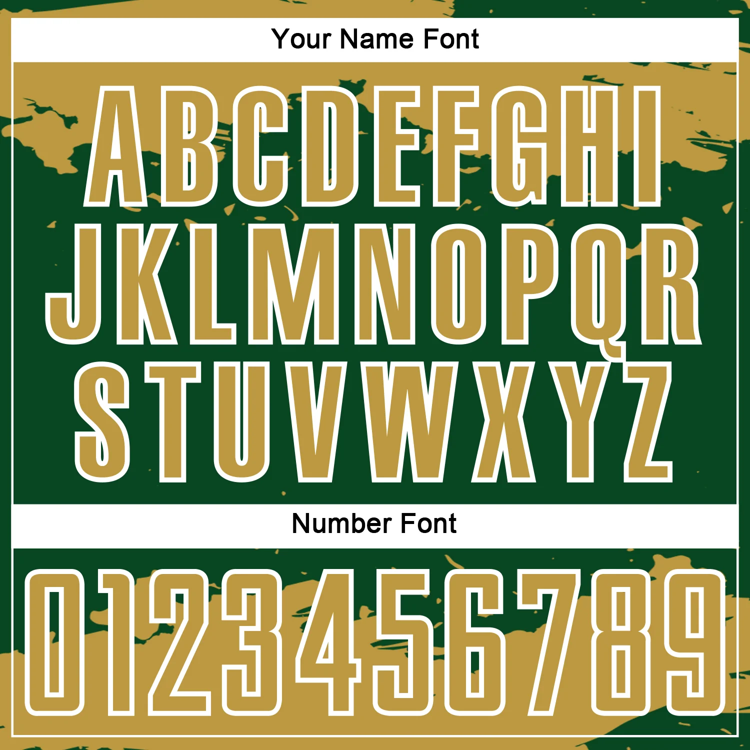 Custom Green Old Gold-White Abstract Fragment Art Sublimation Soccer Uniform Jersey - Image 6
