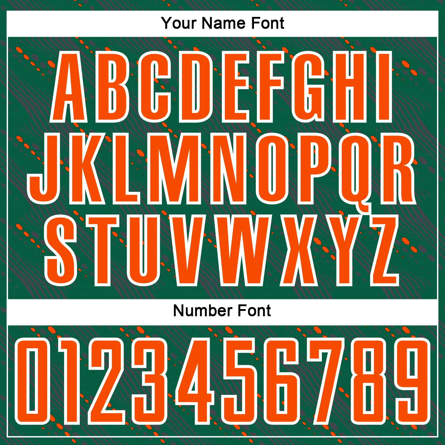 Custom Kelly Green Orange-White Slant Lines Sports Sublimation Soccer Uniform Jersey - Image 6
