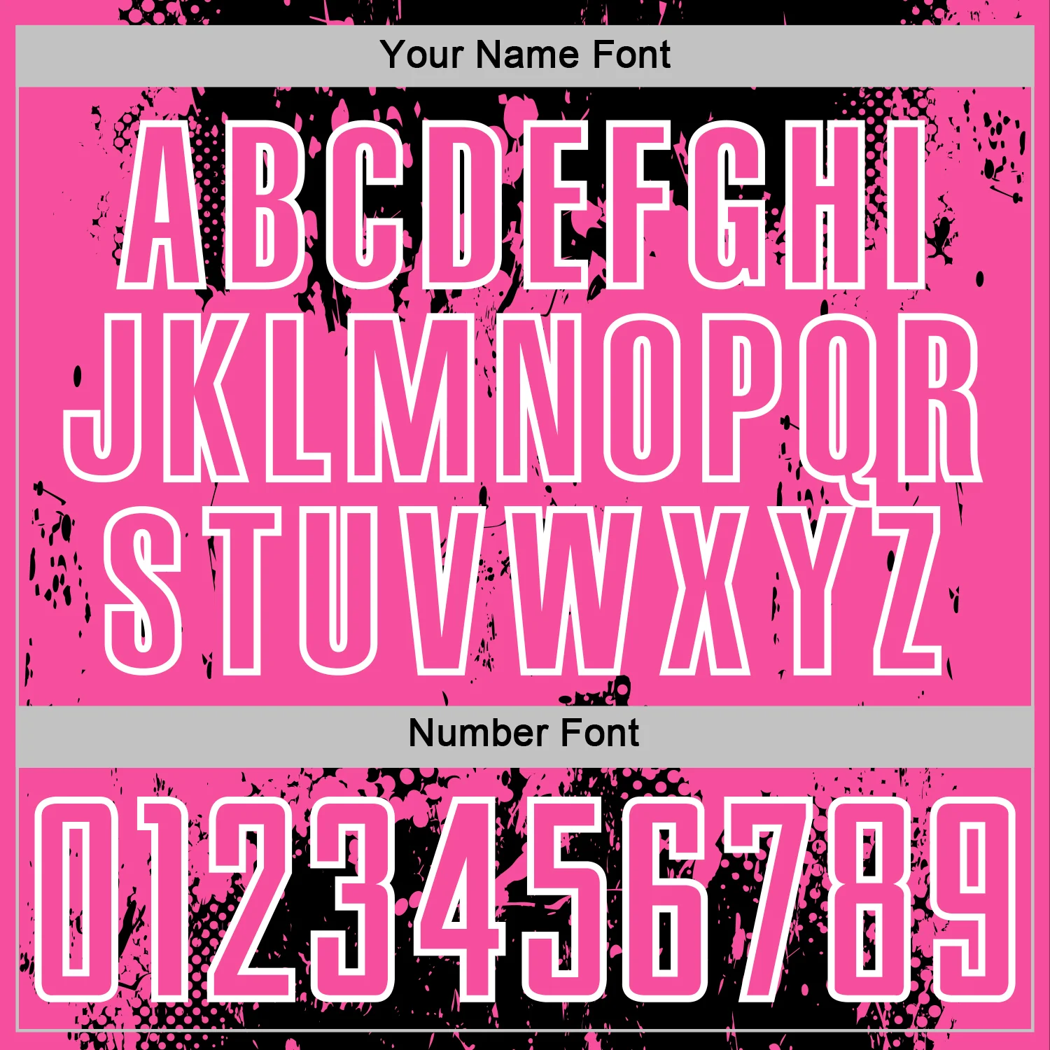 Custom Black Pink-White Abstract Splatter Grunge Art Sports Sublimation Soccer Uniform Jersey - Image 6