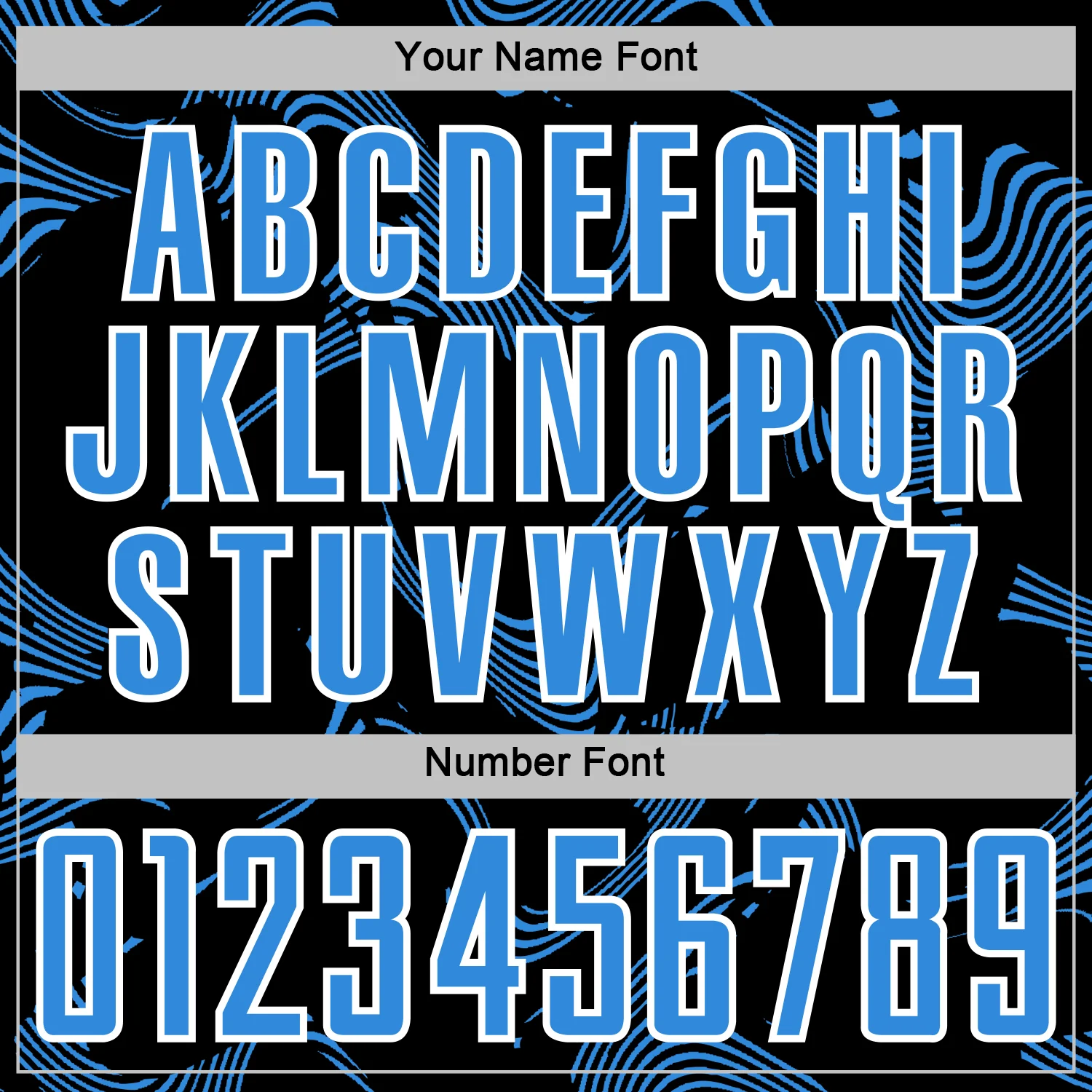 Custom Black Powder Blue-White Curve Lines Sports Sublimation Soccer Uniform Jersey - Image 6