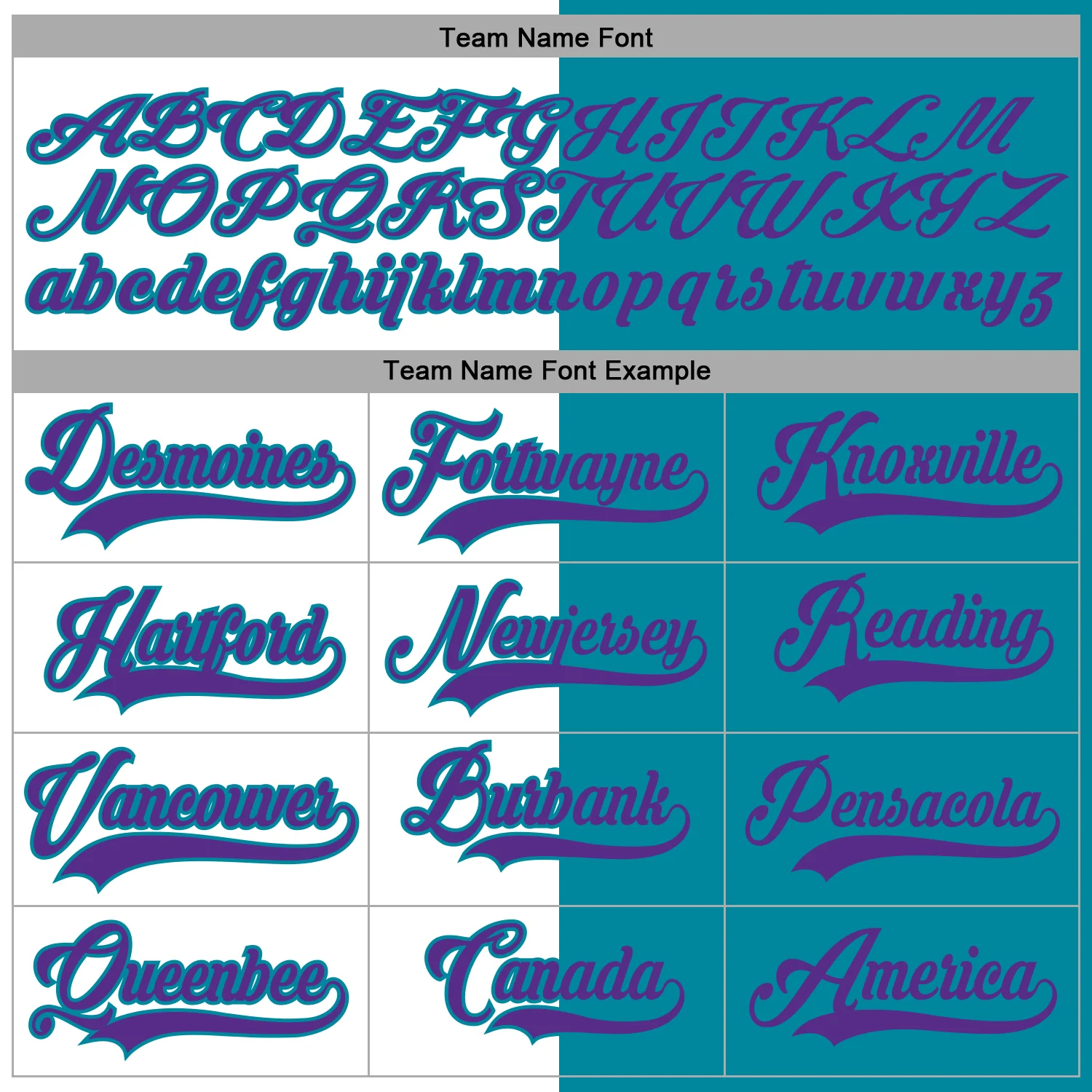 Custom Teal Purple-White Split Fashion Hockey Lace Neck Jersey - Image 4
