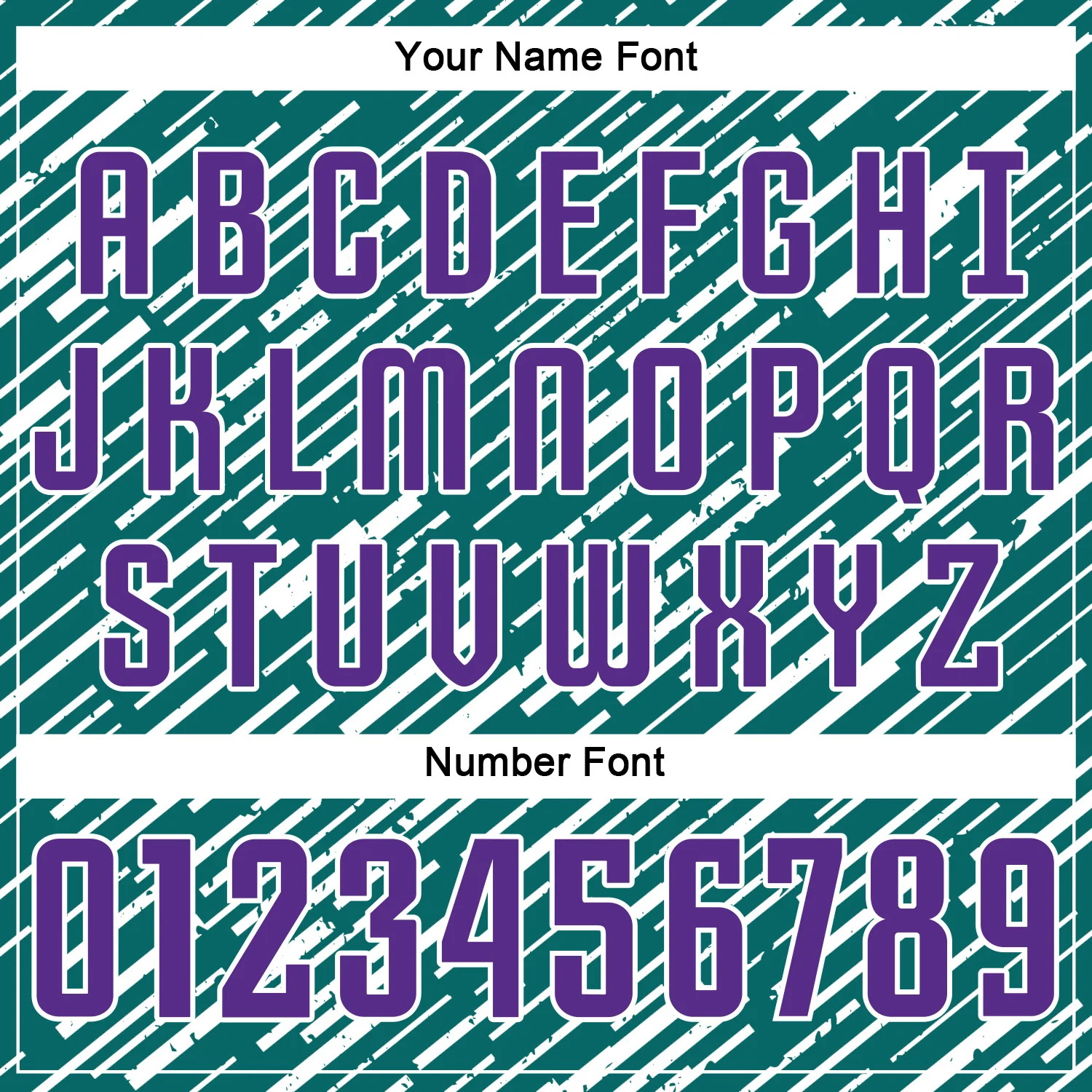 Custom Teal Purple-White Line Sports Sublimation Soccer Uniform Jersey - Image 6