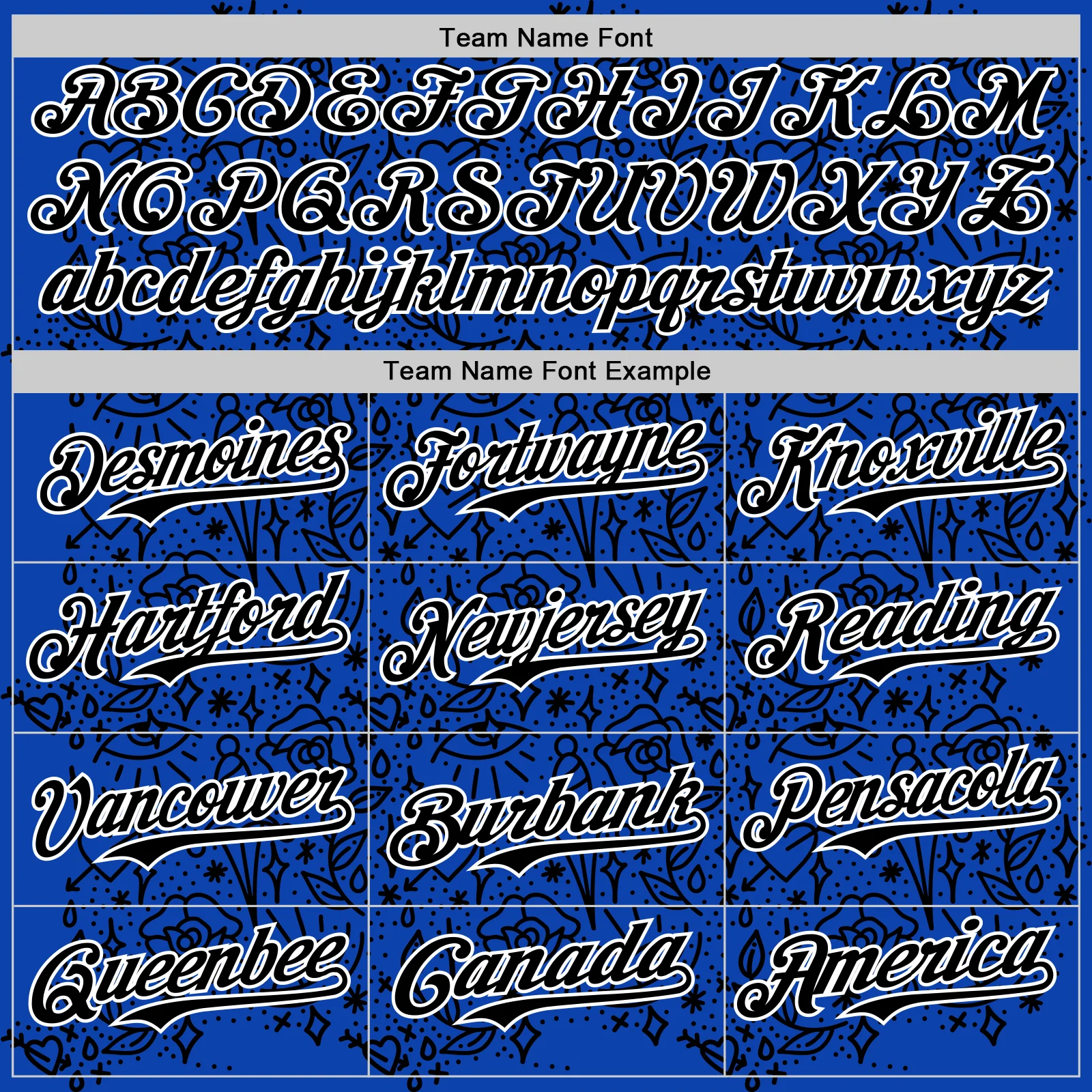 Custom Thunder Blue Black-White 3D Alexandra Ramirez Tattoo Pattern Street Art Authentic Baseball Jersey - Image 4