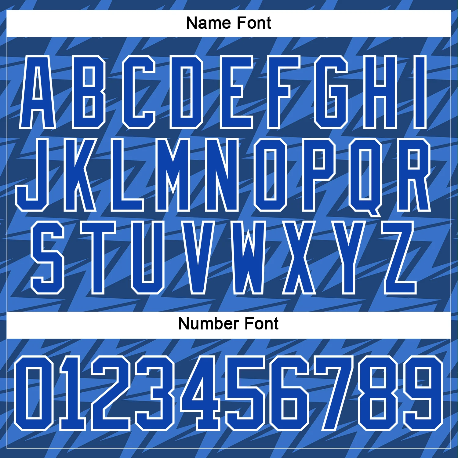 Custom Thunder Blue White Lightning Hockey Lace Neck Jersey - Image 7