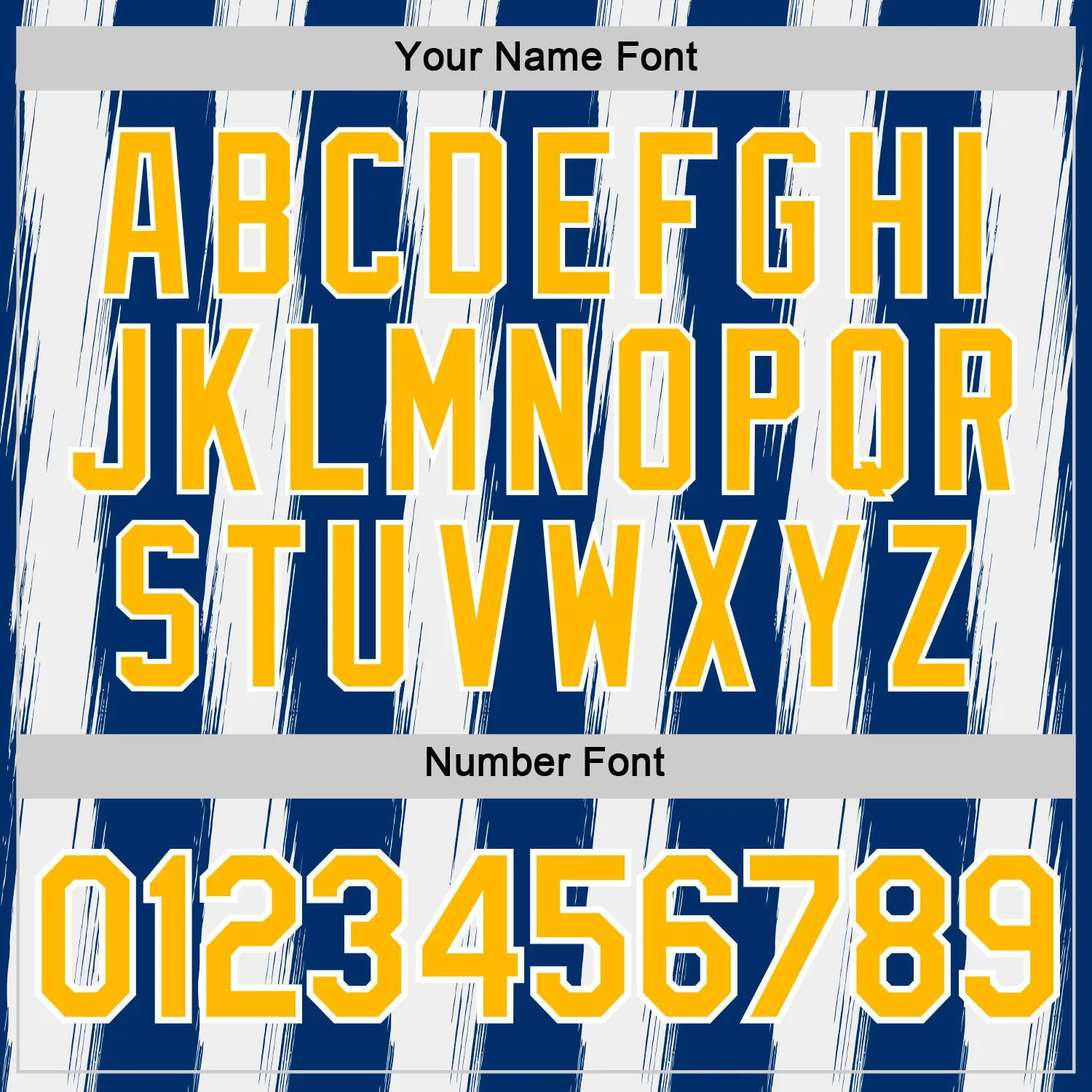 Custom US Navy Blue Gold-White 3D Esports Performance T-Shirt - Image 4