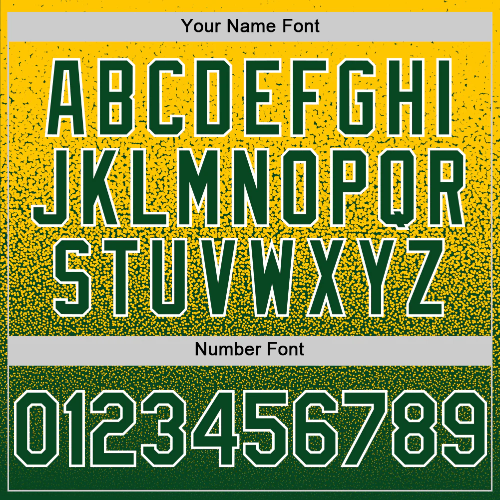 Custom Yellow Green-White Fade Fashion Speckle Authentic Baseball Jersey - Image 5