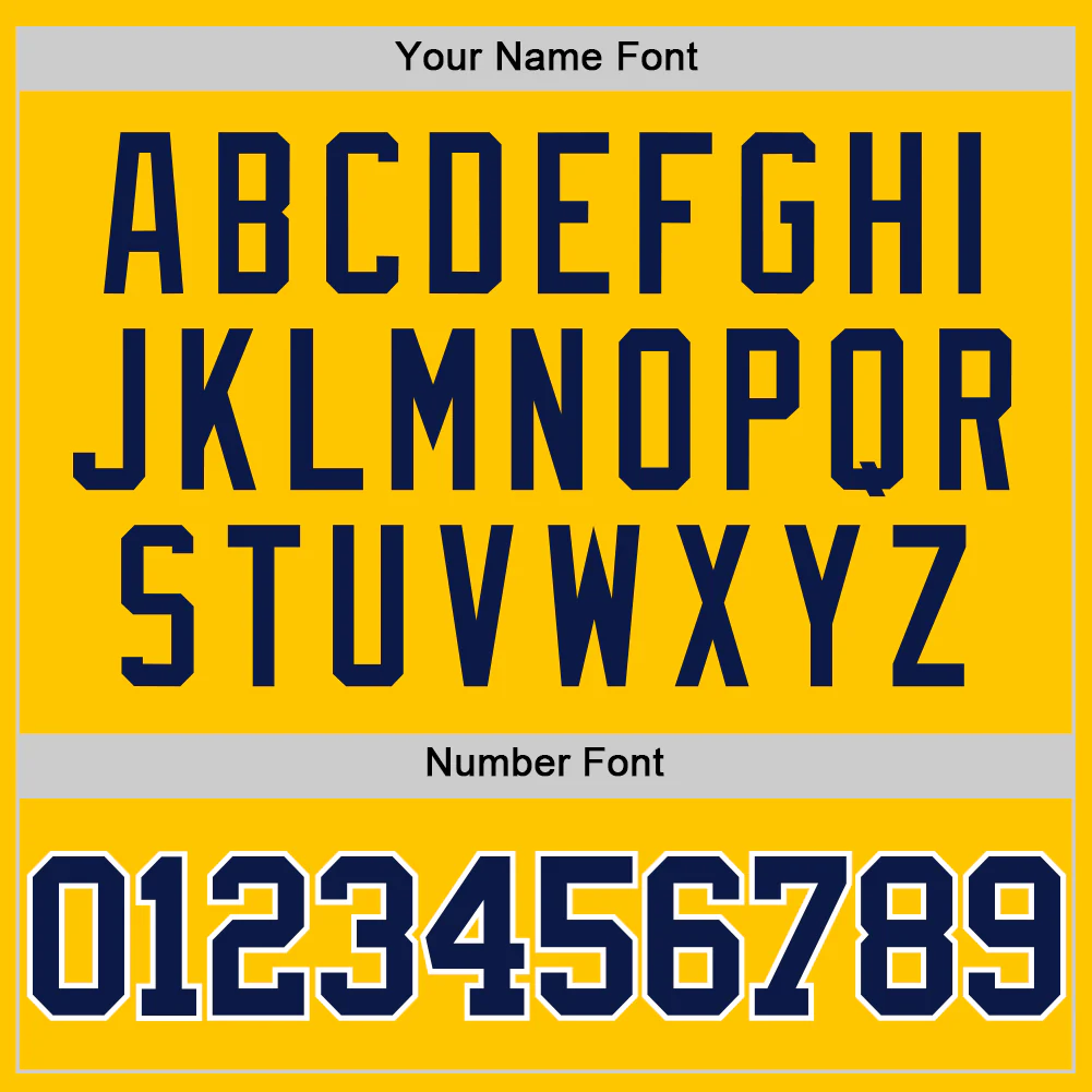 Custom Yellow Navy-White Authentic Basketball Jersey - Image 4