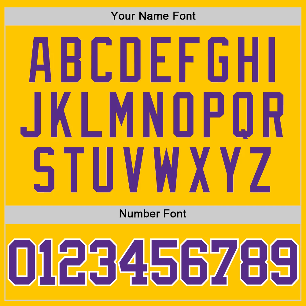 Custom Yellow Purple-White Authentic Basketball Jersey - Image 4