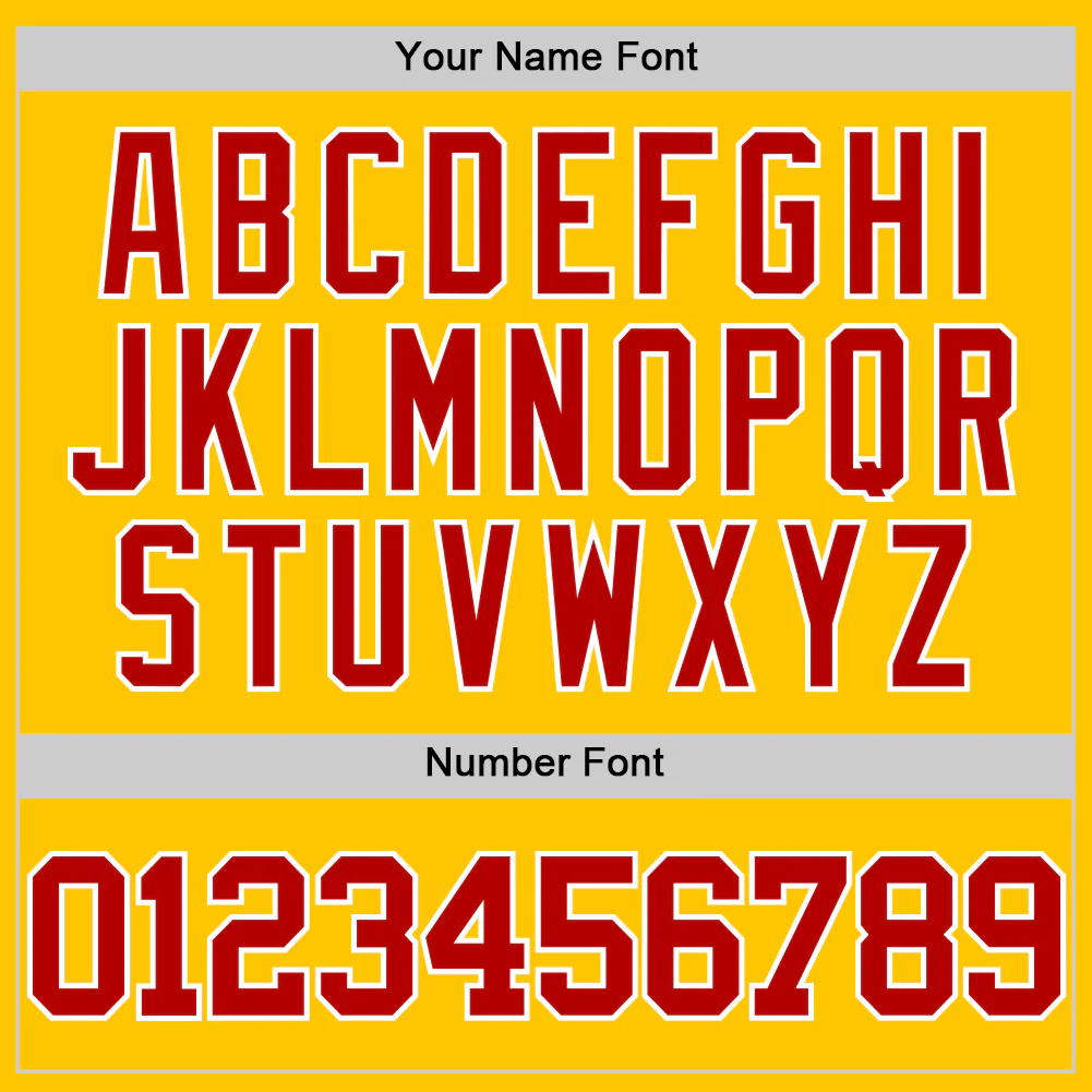 Custom Yellow Red-White Authentic Basketball Jersey - Image 4
