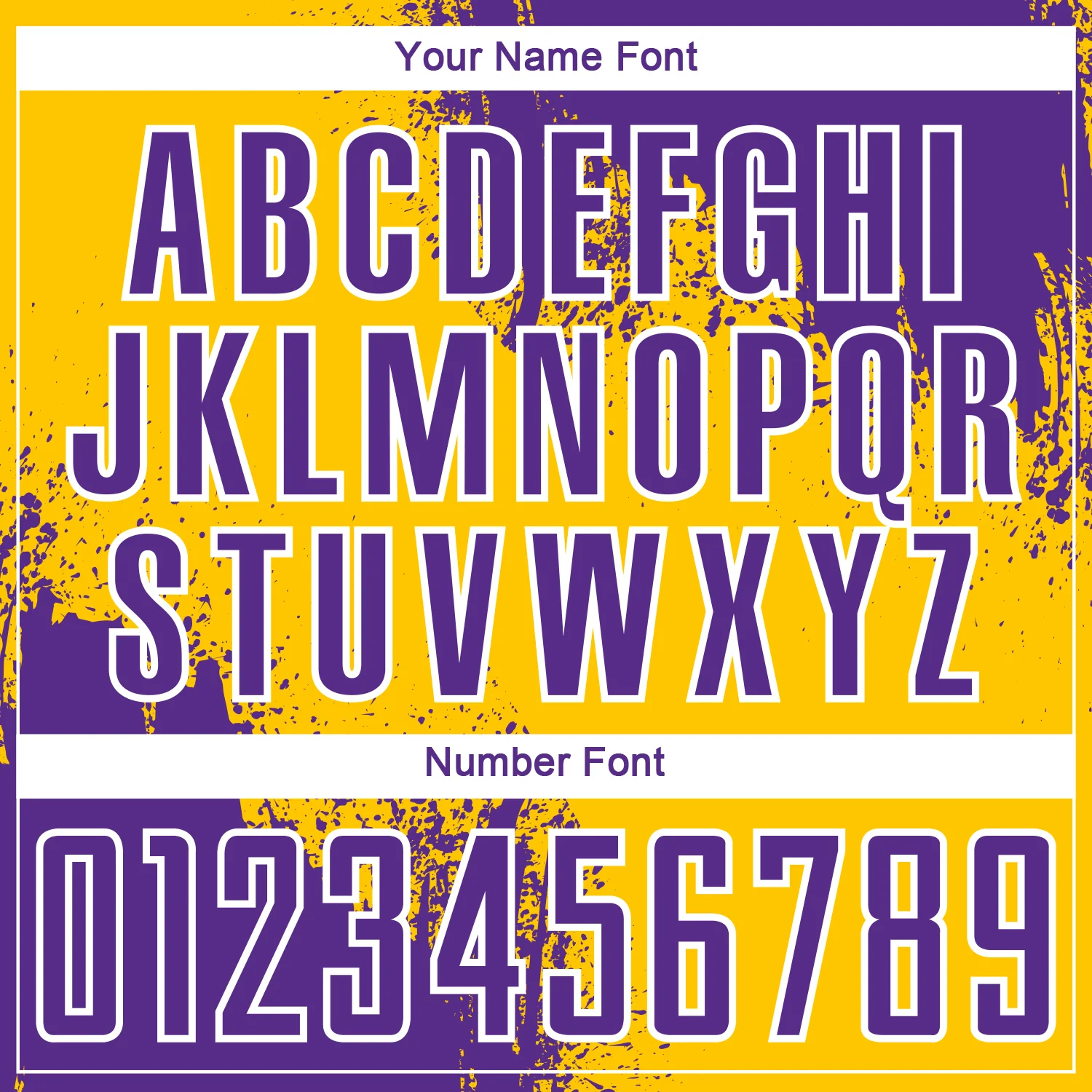 Custom Yellow Purple-White Abstract Brush Stroke Sports Sublimation Soccer Uniform Jersey - Image 6