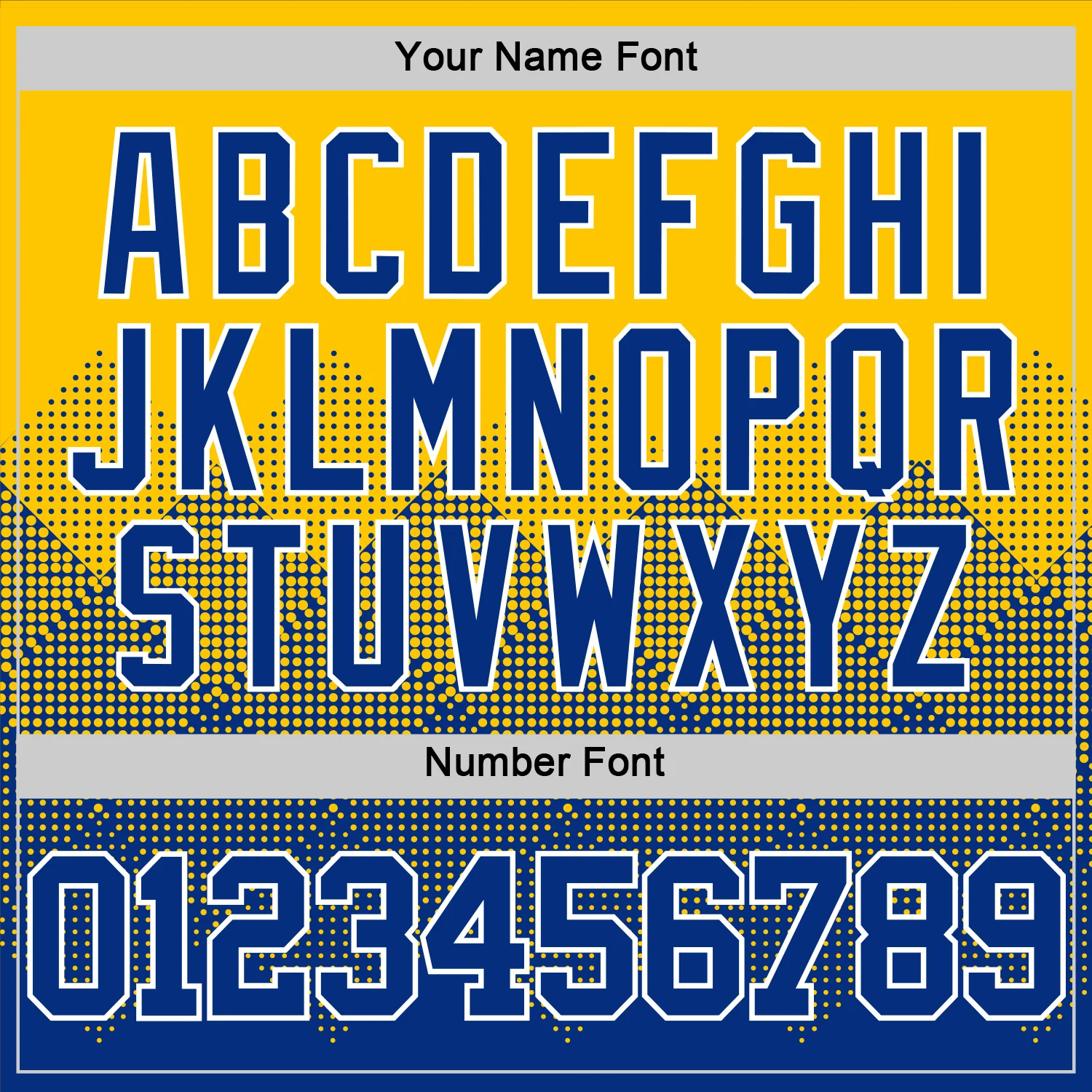 Custom Yellow Royal-White Gradient Square Shapes Round Neck Sublimation Basketball Suit Jersey - Image 5
