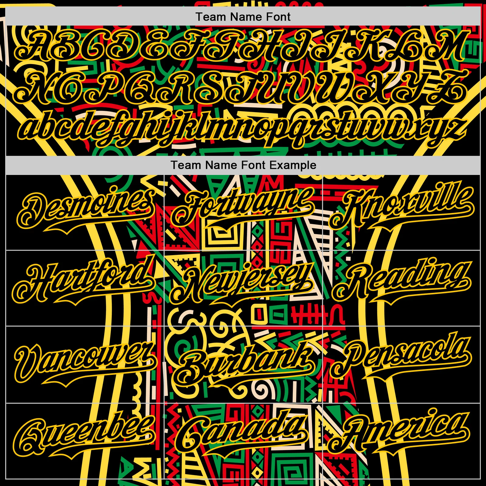 Custom Black Yellow Green-Red 3D Pattern Design Black History Month African Ethnicity Style Abstract Geometric Authentic Baseball Jersey - Image 4