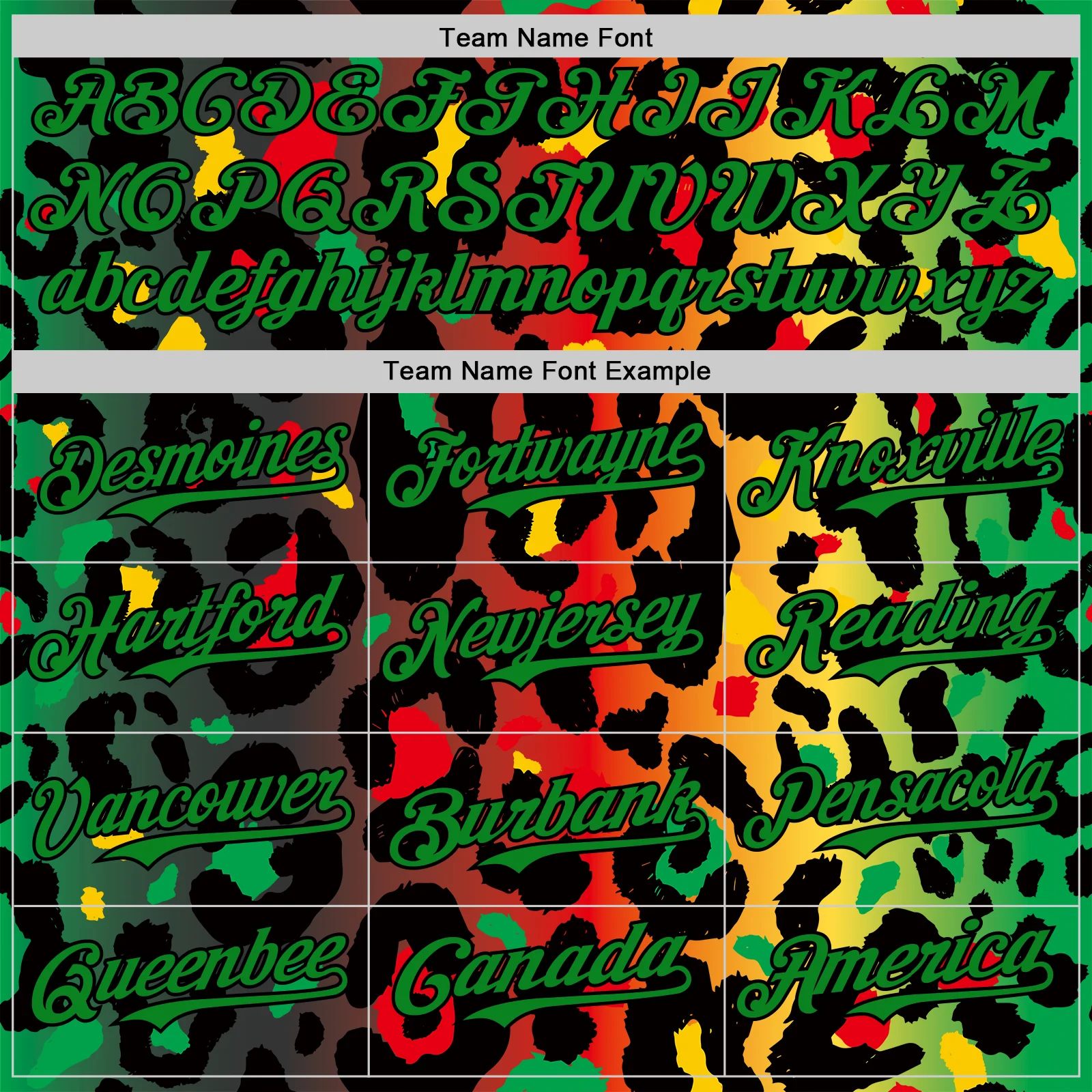 Custom Black Grass Green Yellow-Red 3D Pattern Design Black History Month African Ethnicity Style Animal Print Authentic Baseball Jersey - Image 4