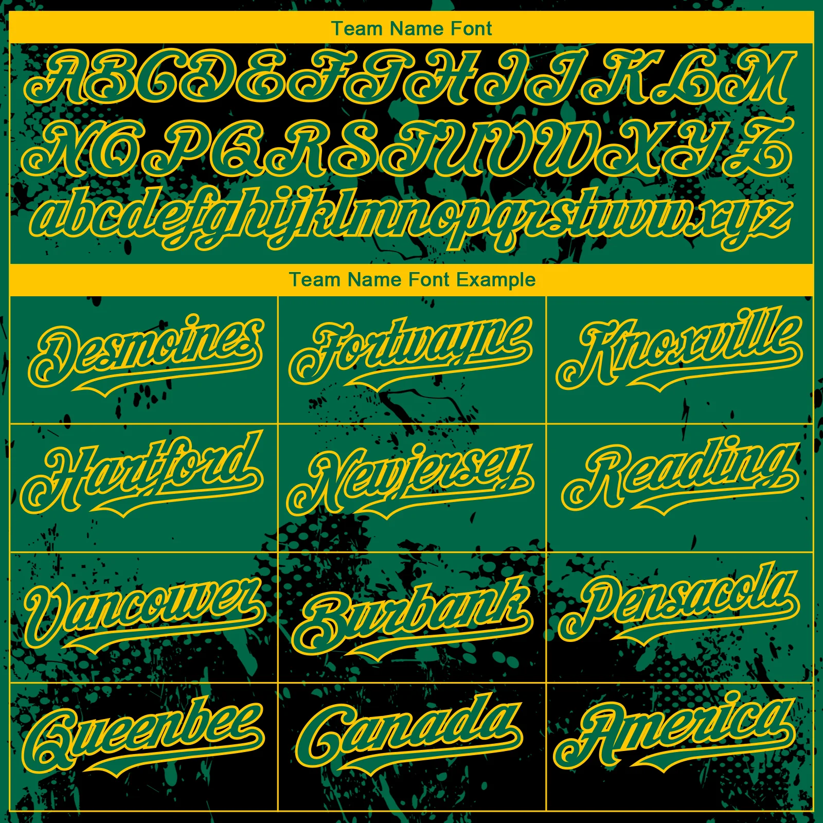 Custom Black Kelly Green-Yellow Abstract Splatter Grunge Paint Authentic Baseball Jersey - Image 4