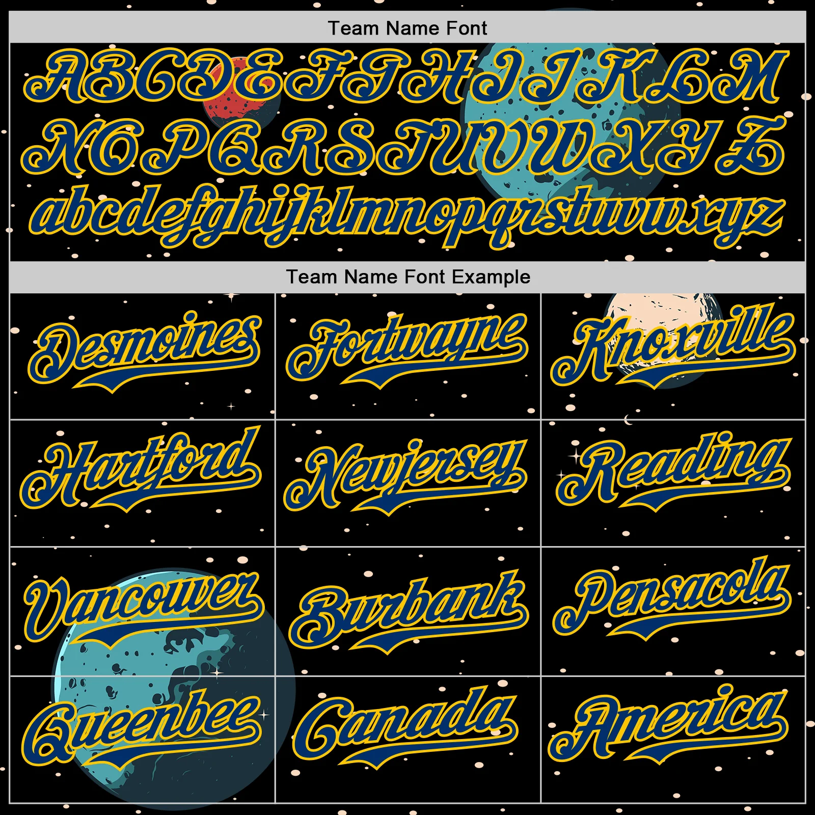 Custom Black US Navy Blue-Yellow Alien UFO Interstellar Starship Galaxy Authentic Baseball Jersey - Image 4
