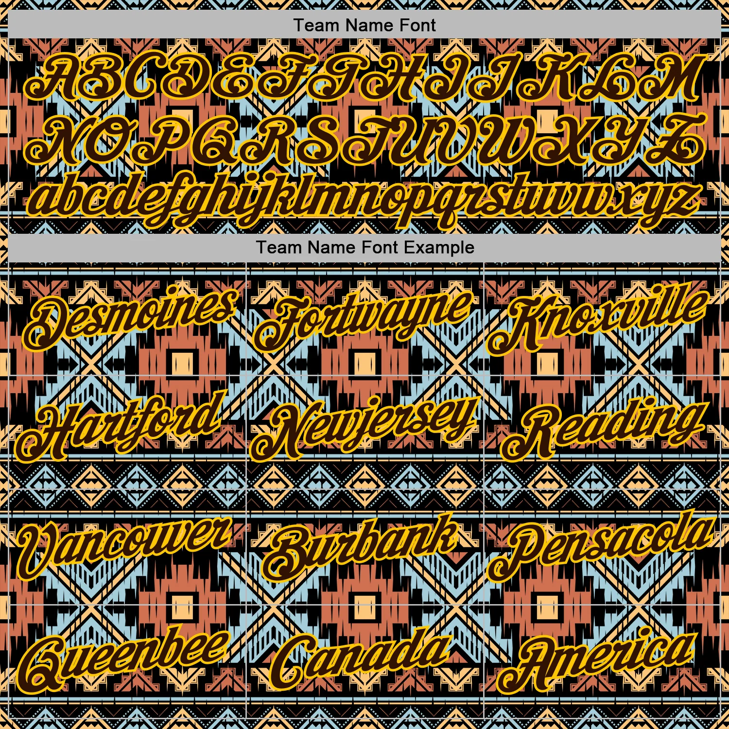 Custom Stitched Black Brown-Yellow 3D Pattern Design Tribal Ethnic Native American Sports Pullover Sweatshirt Hoodie - Image 3