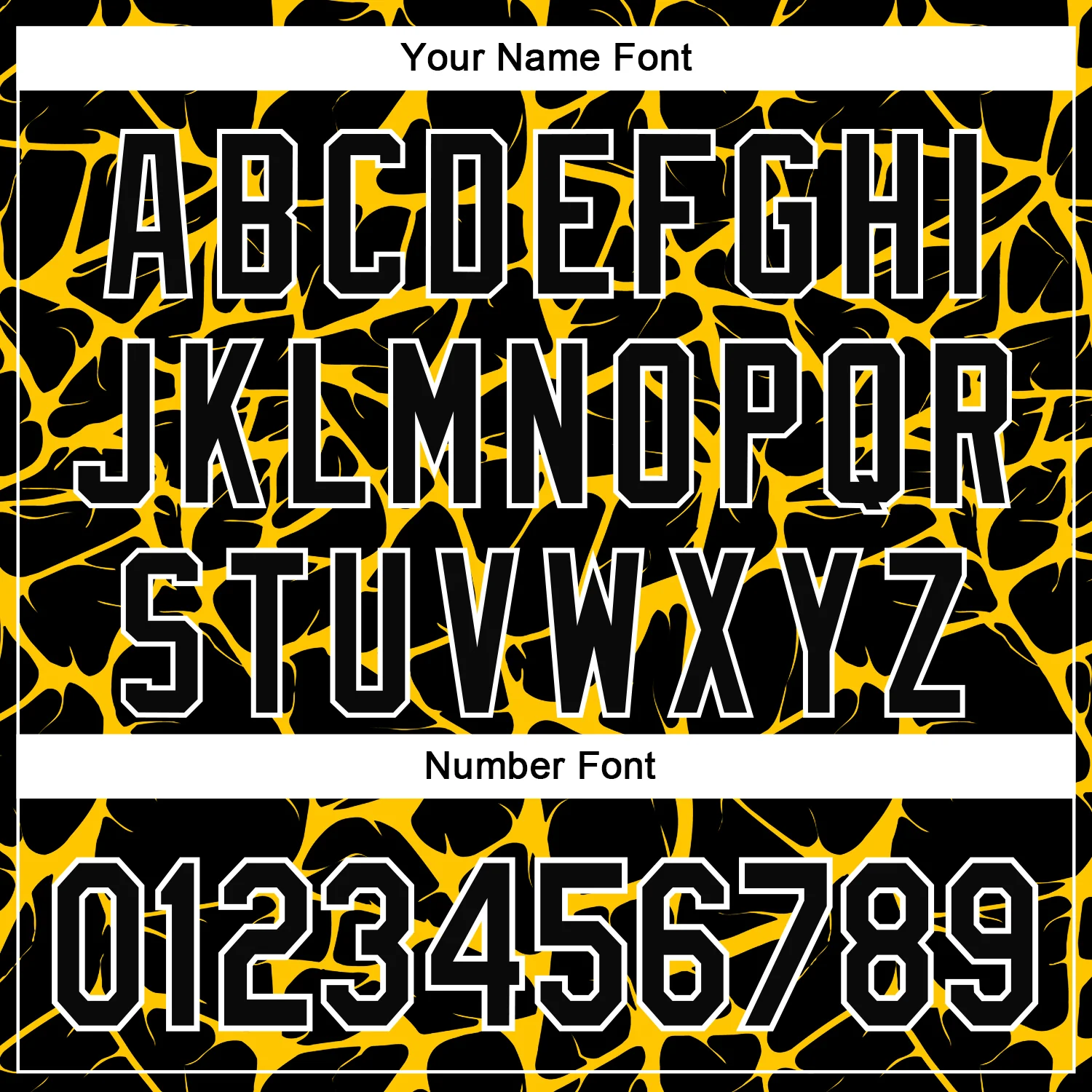 Custom Black Yellow-White Abstract Network Bomber Full-Snap Varsity Letterman Hoodie Jacket - Image 6