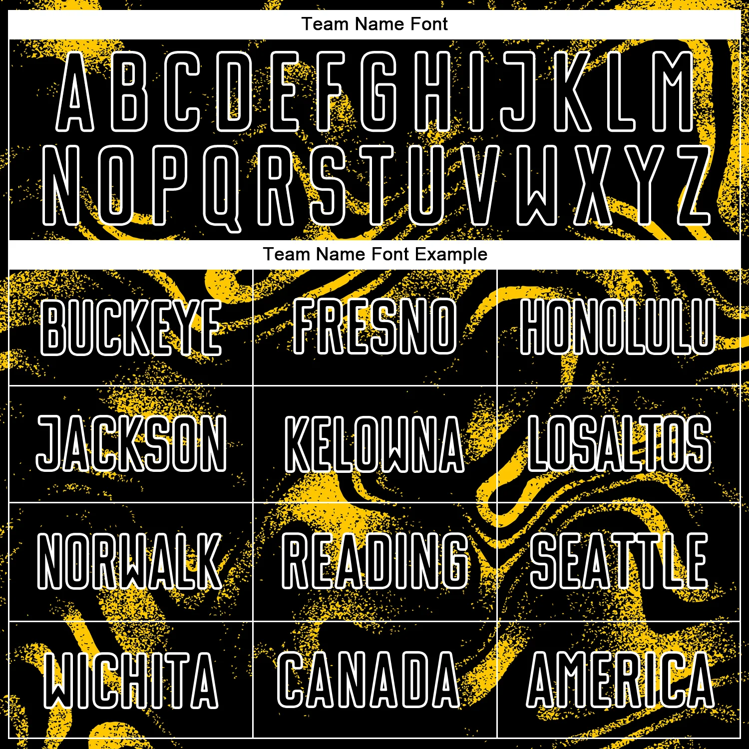 Custom Black Yellow-White Abstract Liquid Sublimation Soccer Uniform Jersey - Image 5