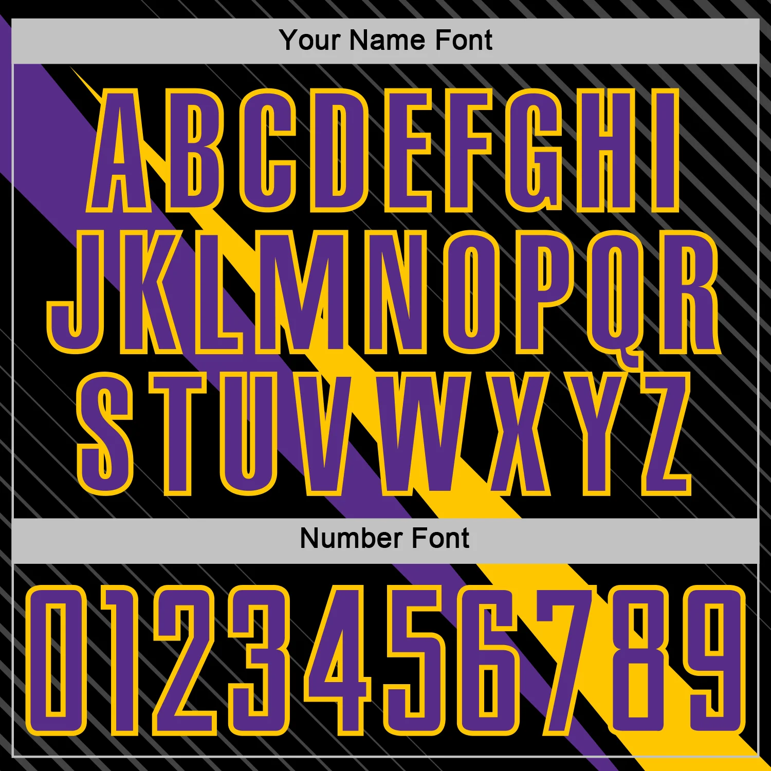 Custom Black Purple-Yellow Diagonal Stripes Sports Sublimation Soccer Uniform Jersey - Image 6