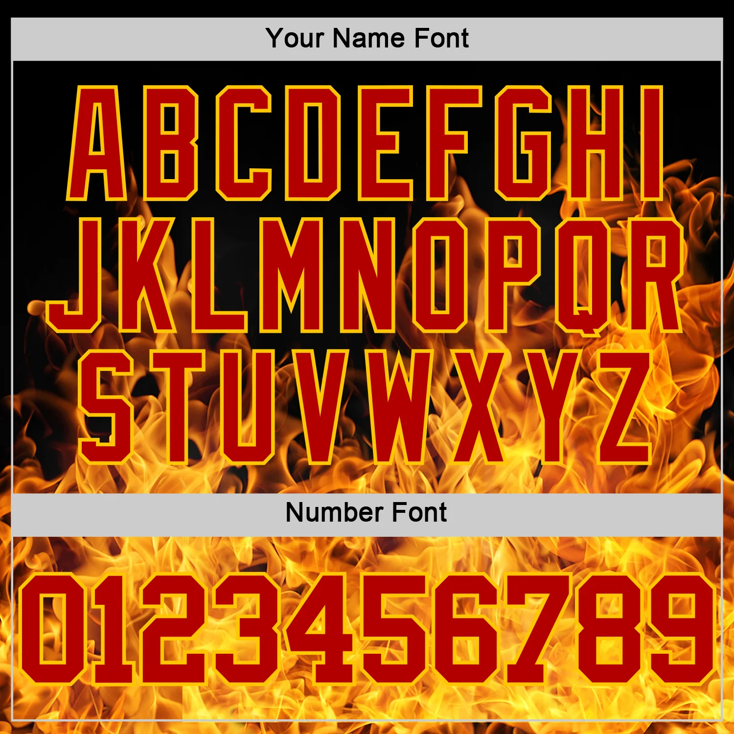 Custom Black Red-Yellow Flame Round Neck Sublimation Basketball Suit Jersey - Image 5