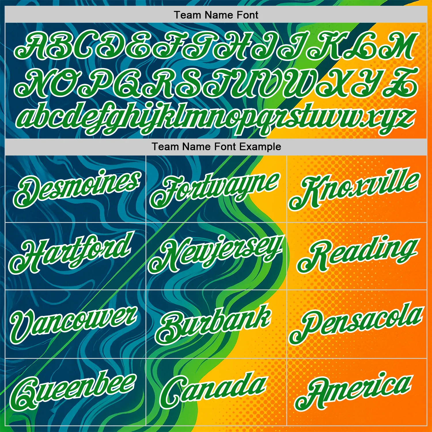 Custom Blue Grass Green Yellow-White 3D Pattern Design Brazil Marbel Sportswear Performance T-Shirt - Image 3