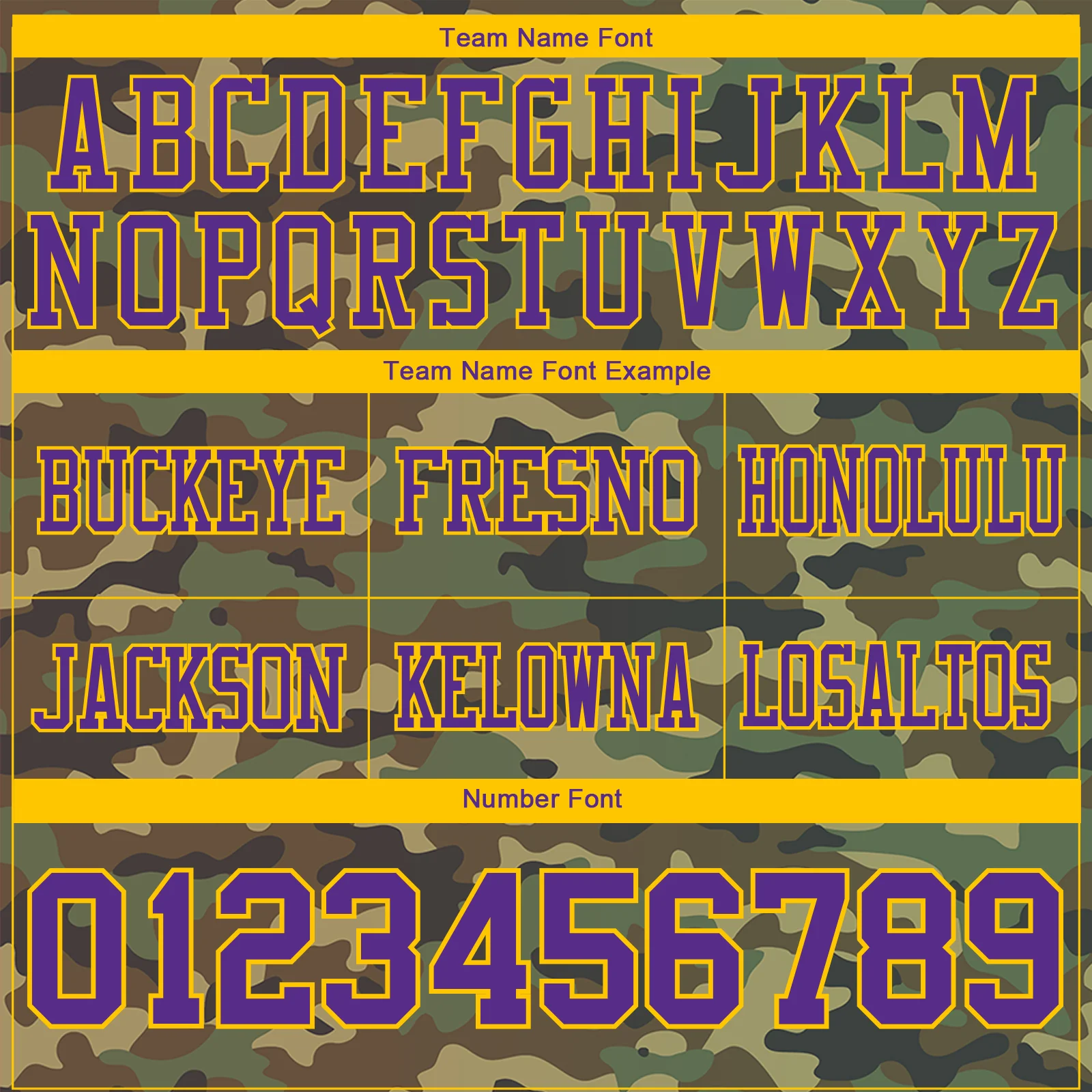 Custom Camo Purple-Yellow 3D Pattern Salute To Service Authentic Football Jersey - Image 4