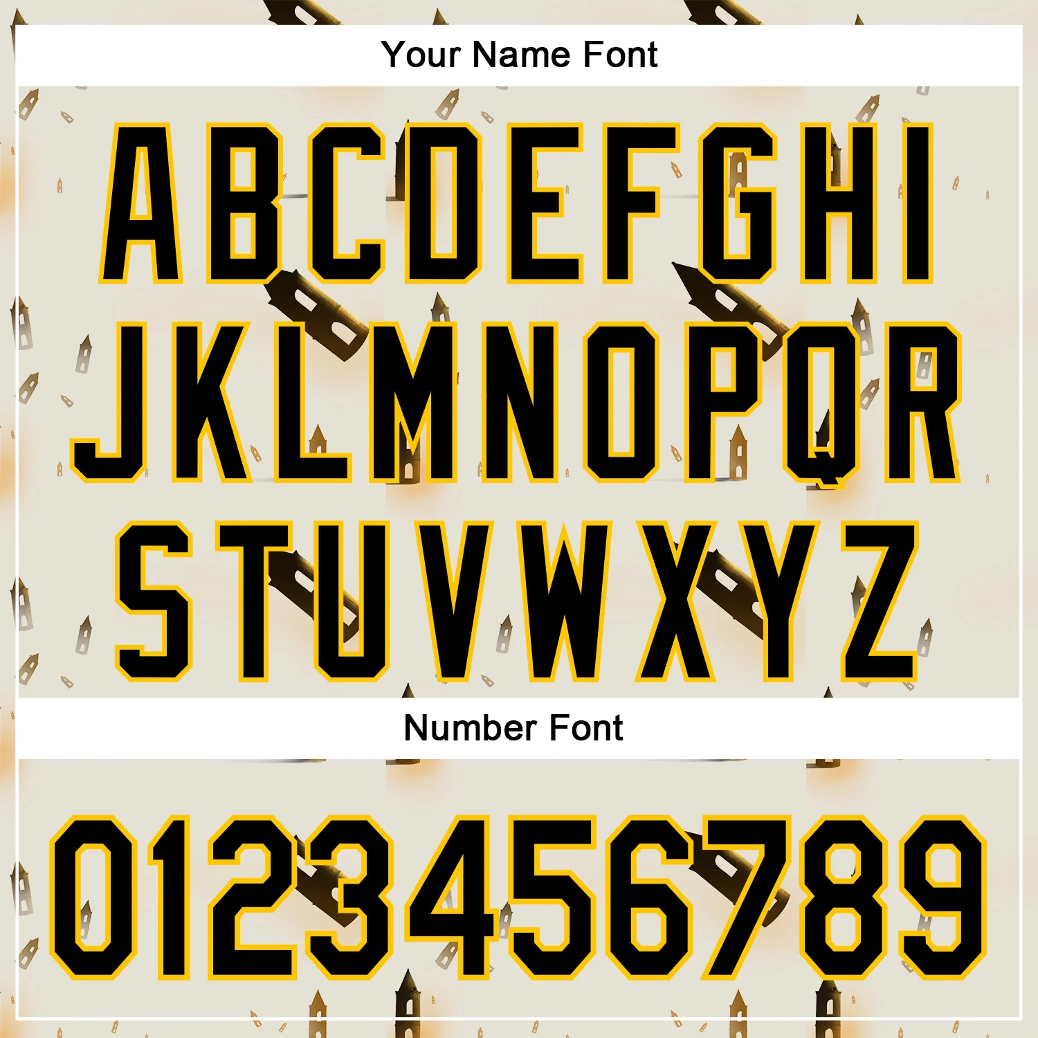 Custom Cream Black-Yellow 3D Marcel Caram Thinking Head Authentic Baseball Jersey - Image 5