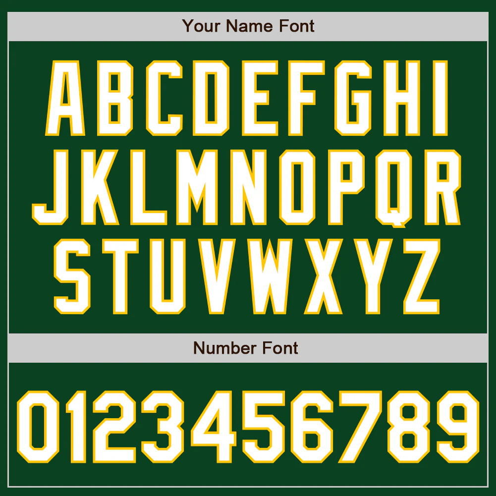 Custom Green White-Yellow Authentic Baseball Jersey - Image 4