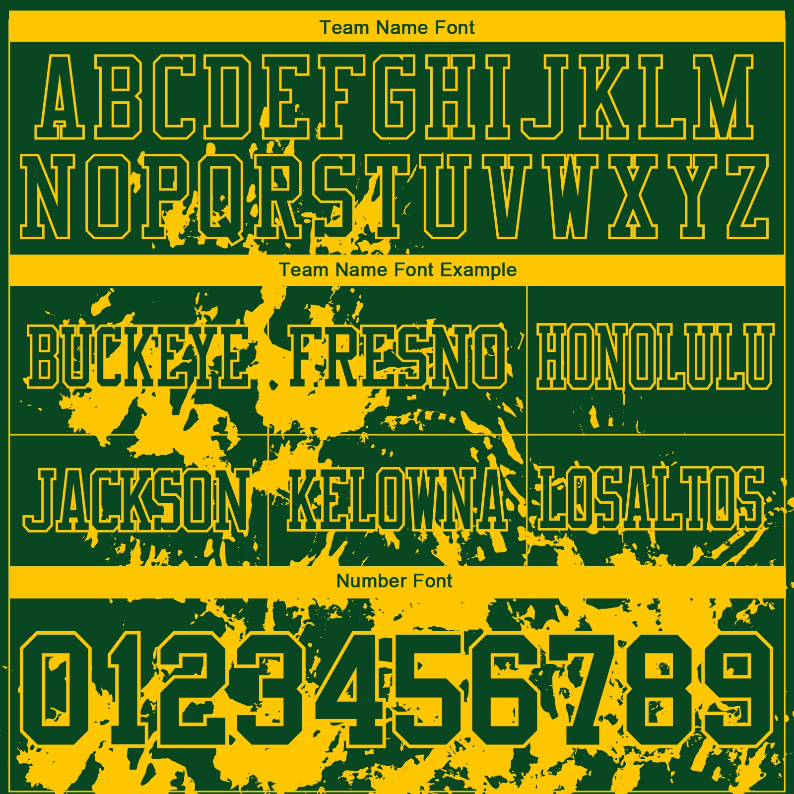 Custom Green Yellow 3D Pattern Splash Authentic Football Jersey - Image 3