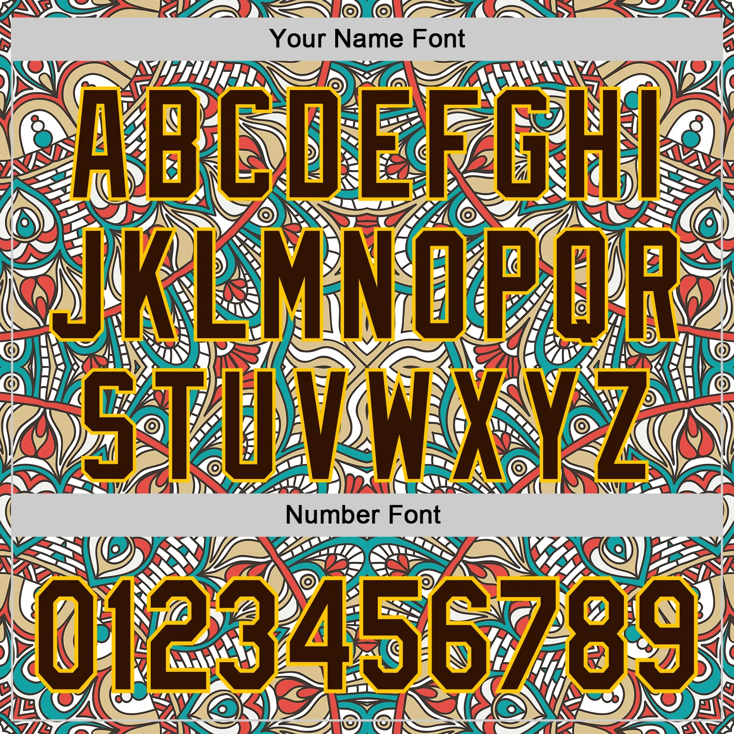 Custom Green Brown-Yellow 3D Pattern Design Burner Costumes Exotic Authentic Baseball Jersey - Image 5