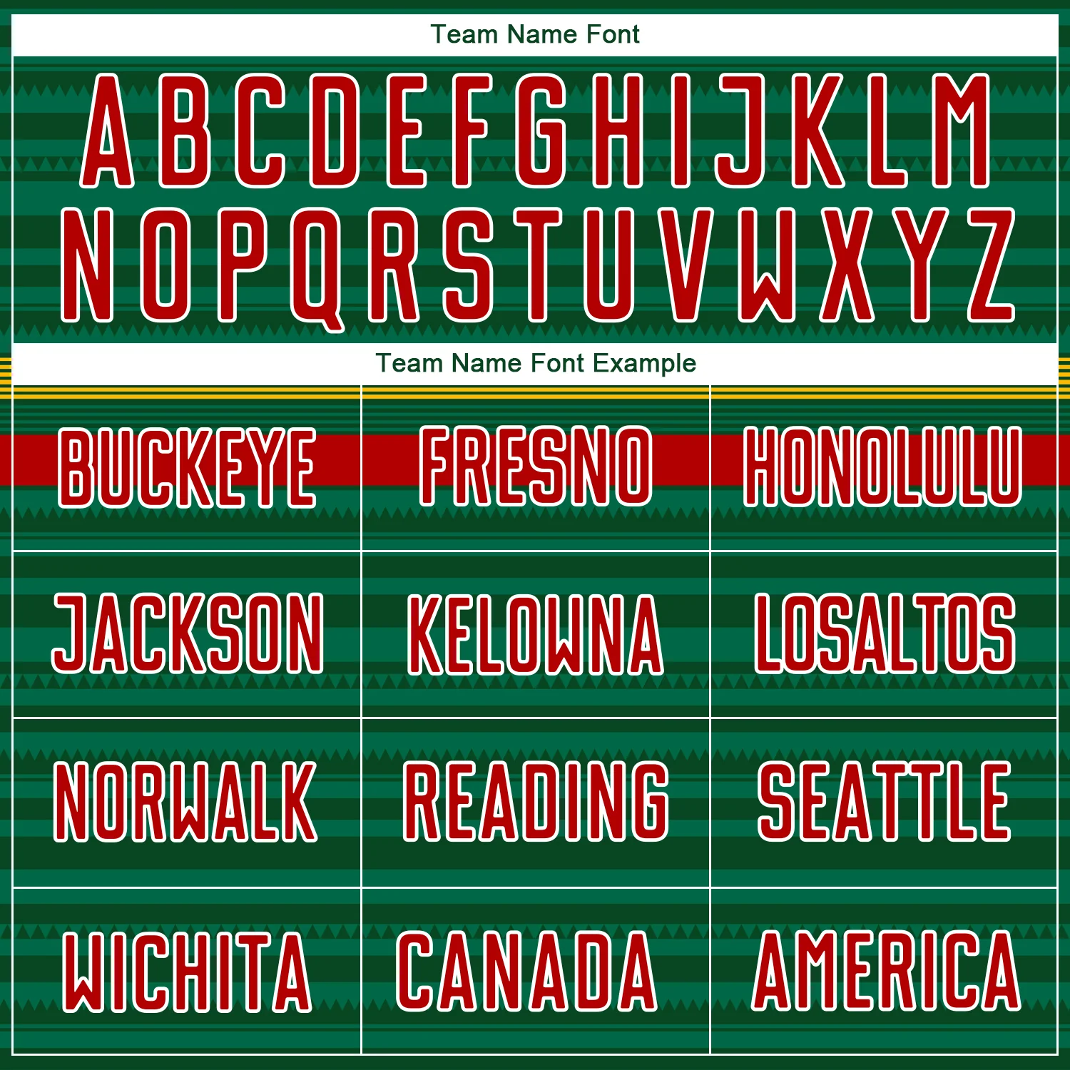 Custom Green Red Yellow-White Colombia Horizontal Stripes Geometric Aztec Tribal Pattern Sublimation Soccer Uniform Jersey - Image 5